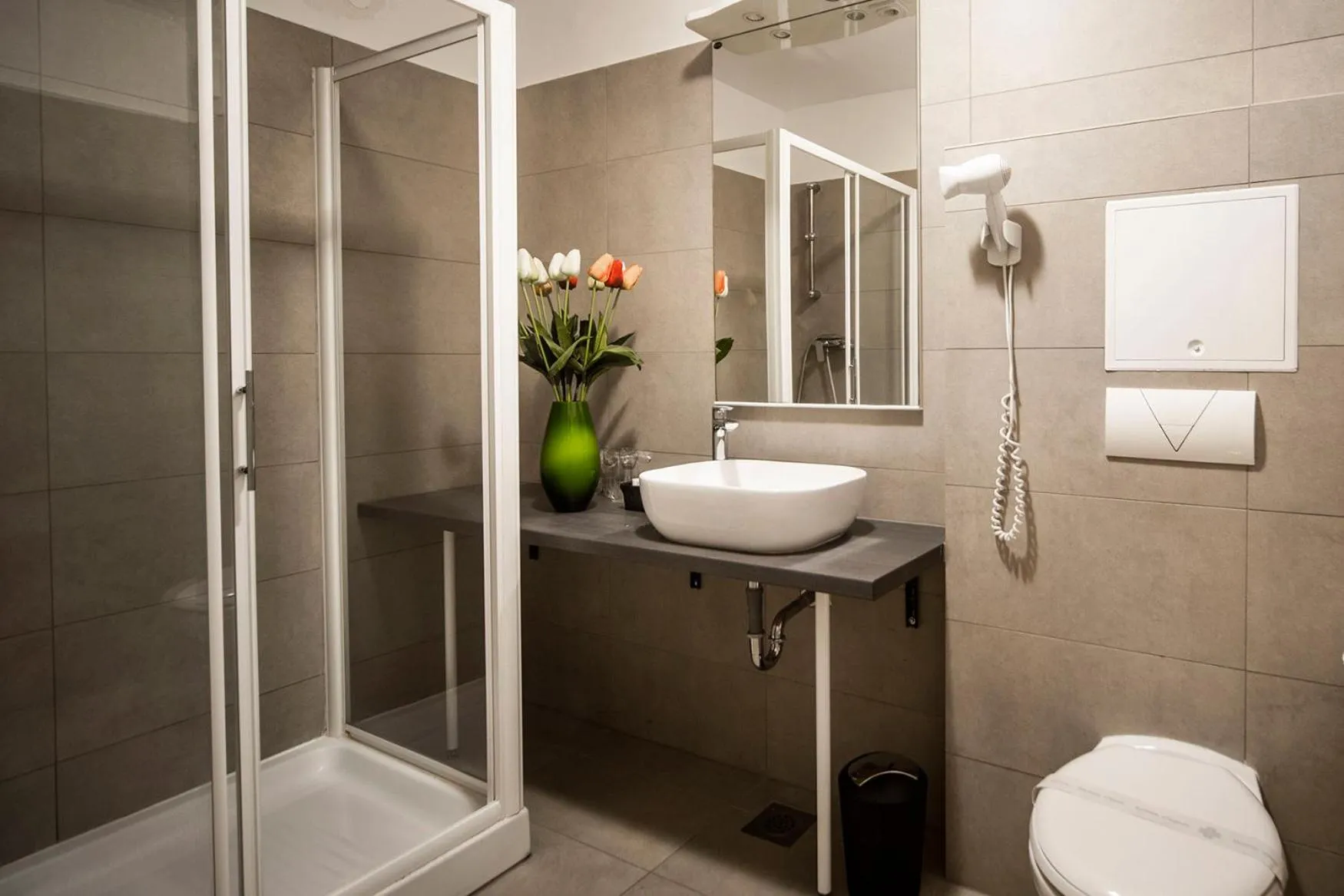 Shower in Hotel Plaza