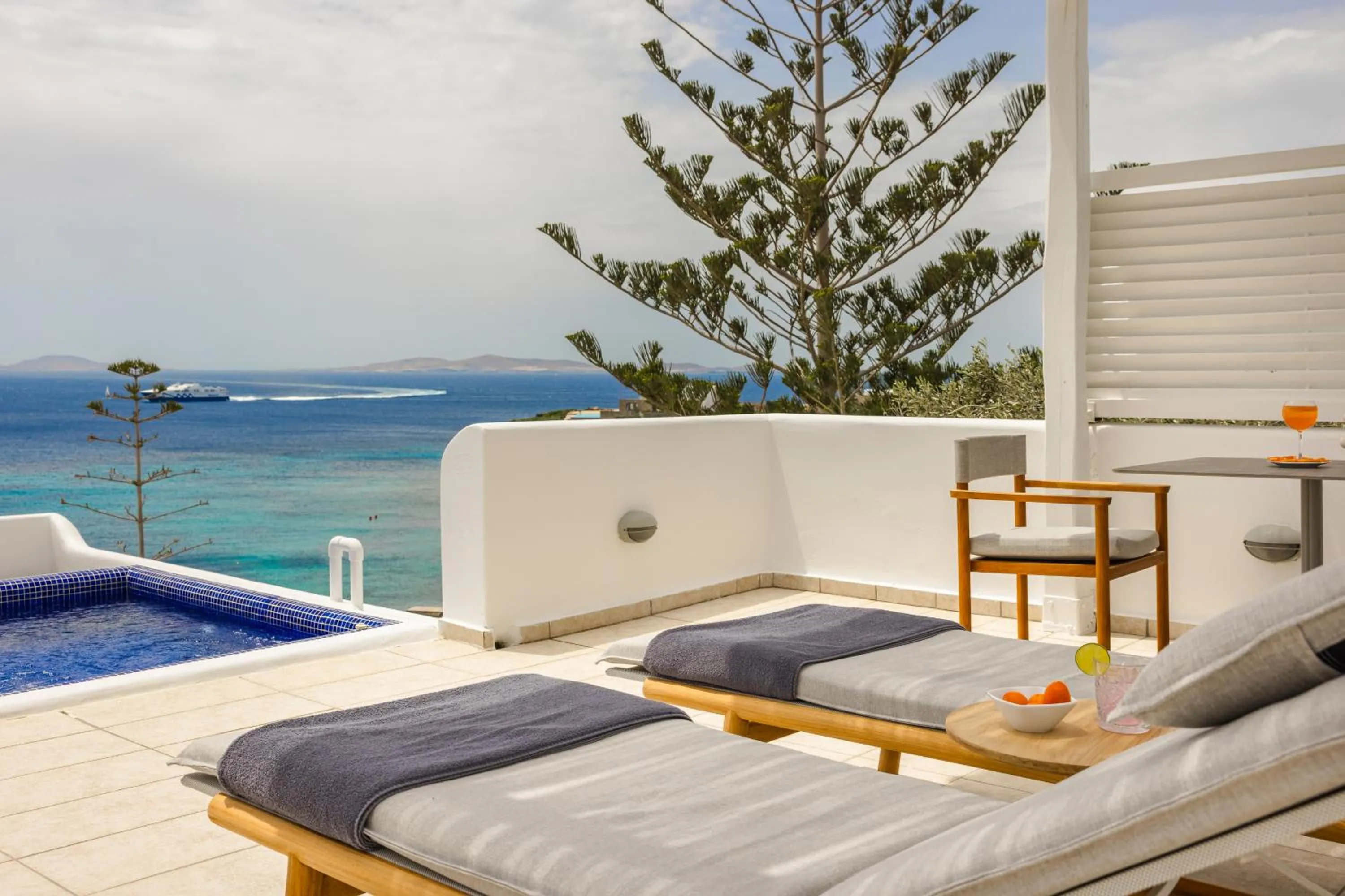 Balcony/Terrace in Grace Mykonos
