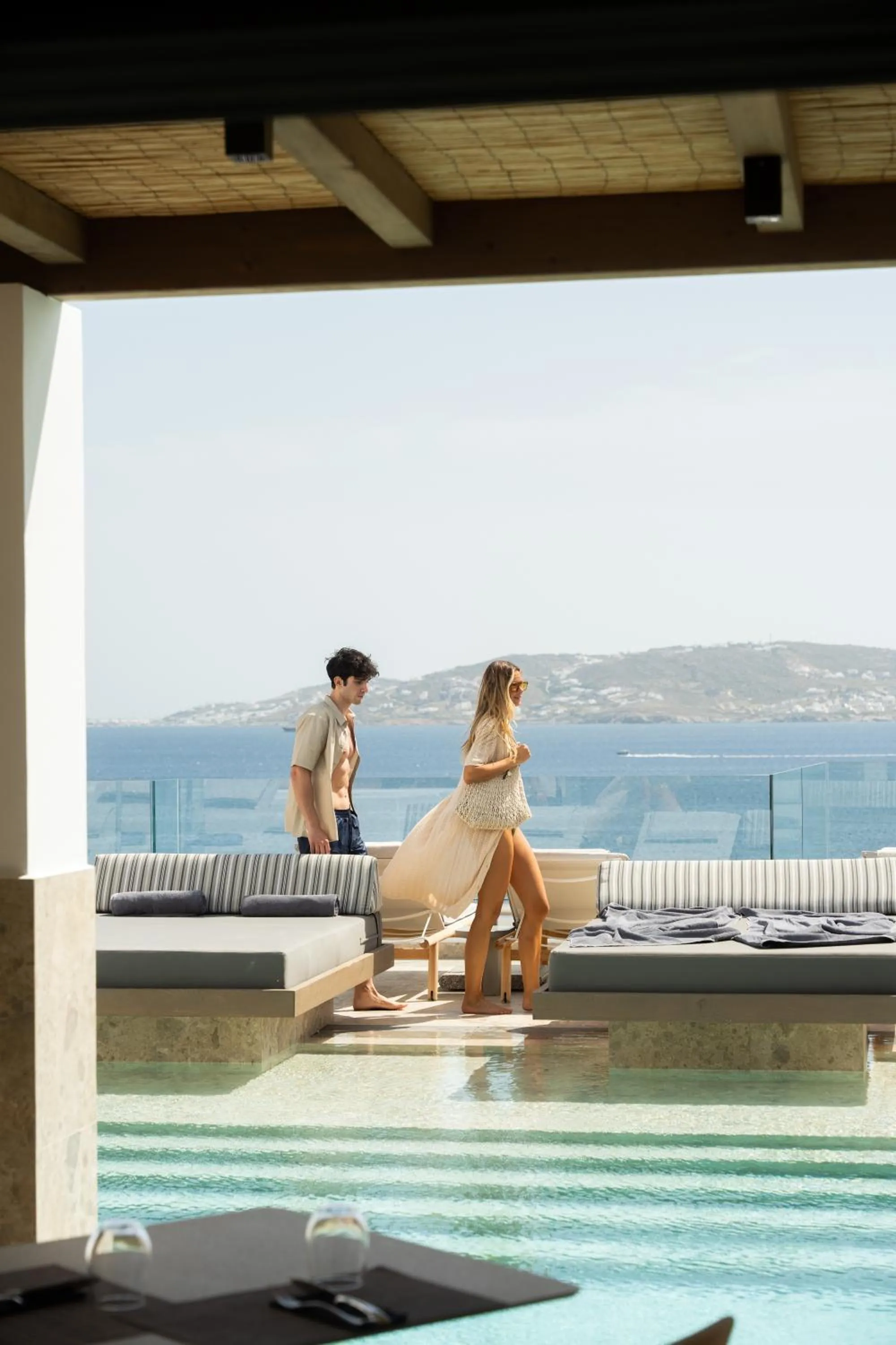 Swimming pool in Grace Mykonos