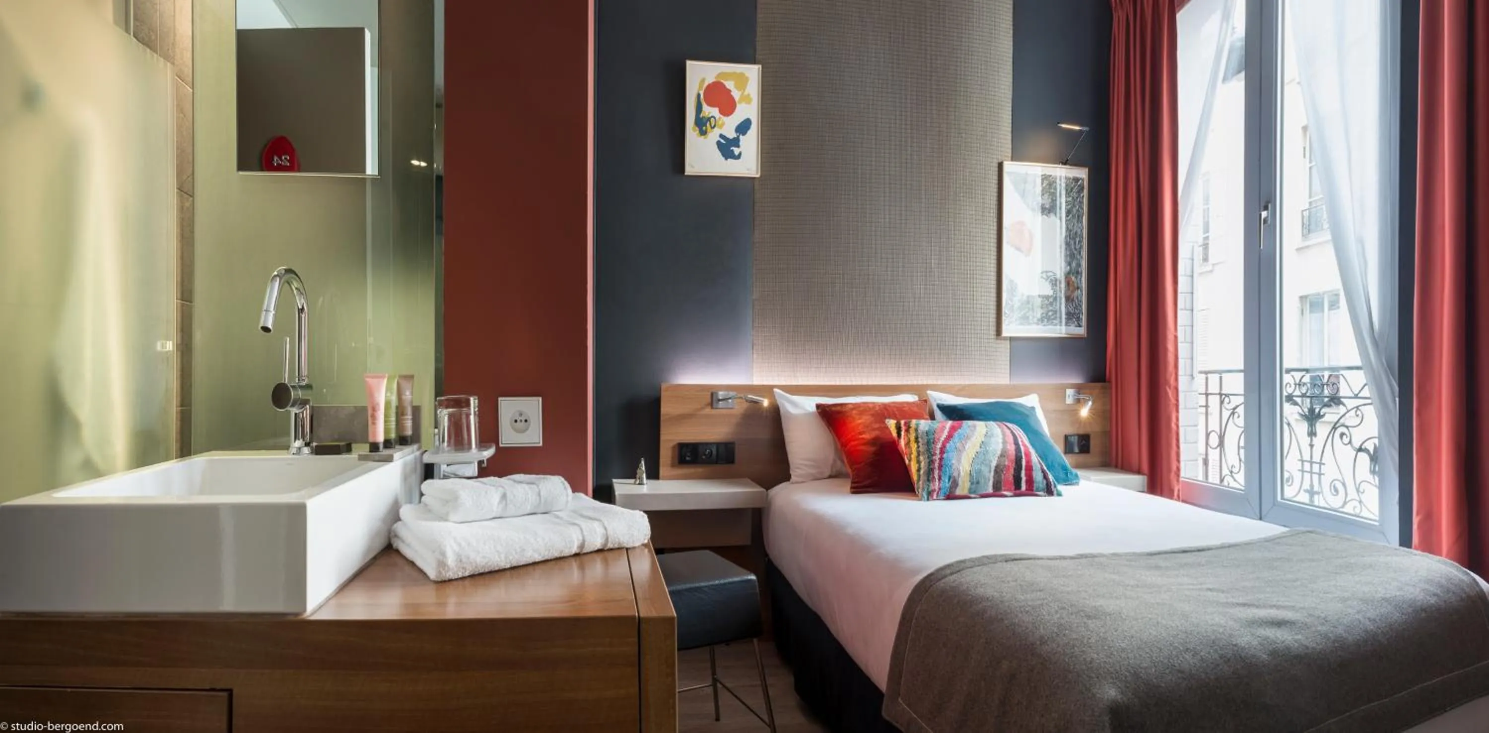 Bedroom, Bed in Fred'Hotel