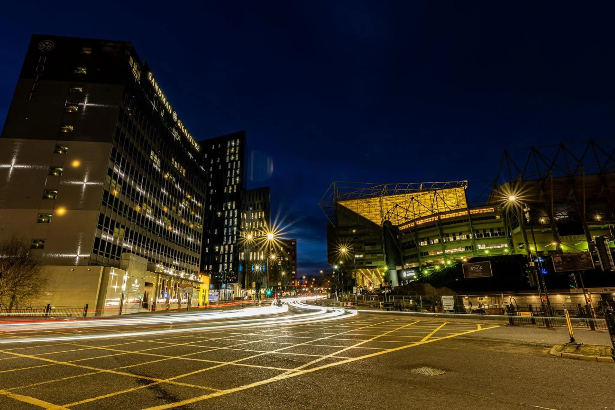 Property building in Sandman Signature Newcastle Hotel