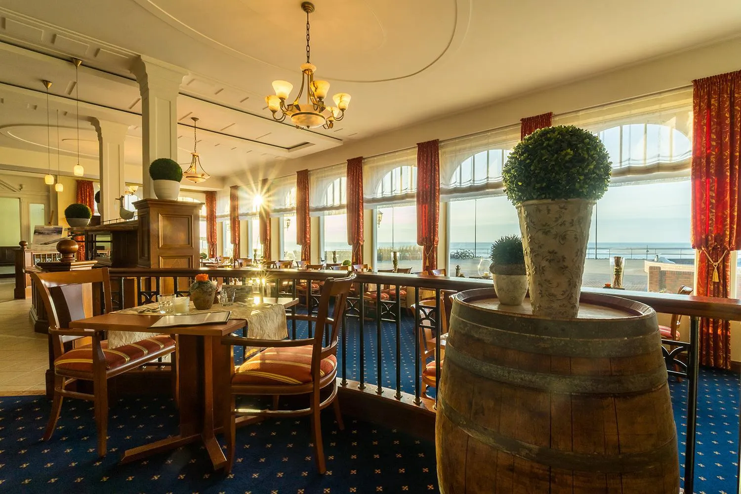 Restaurant/places to eat in Strandhotel Ostfriesenhof