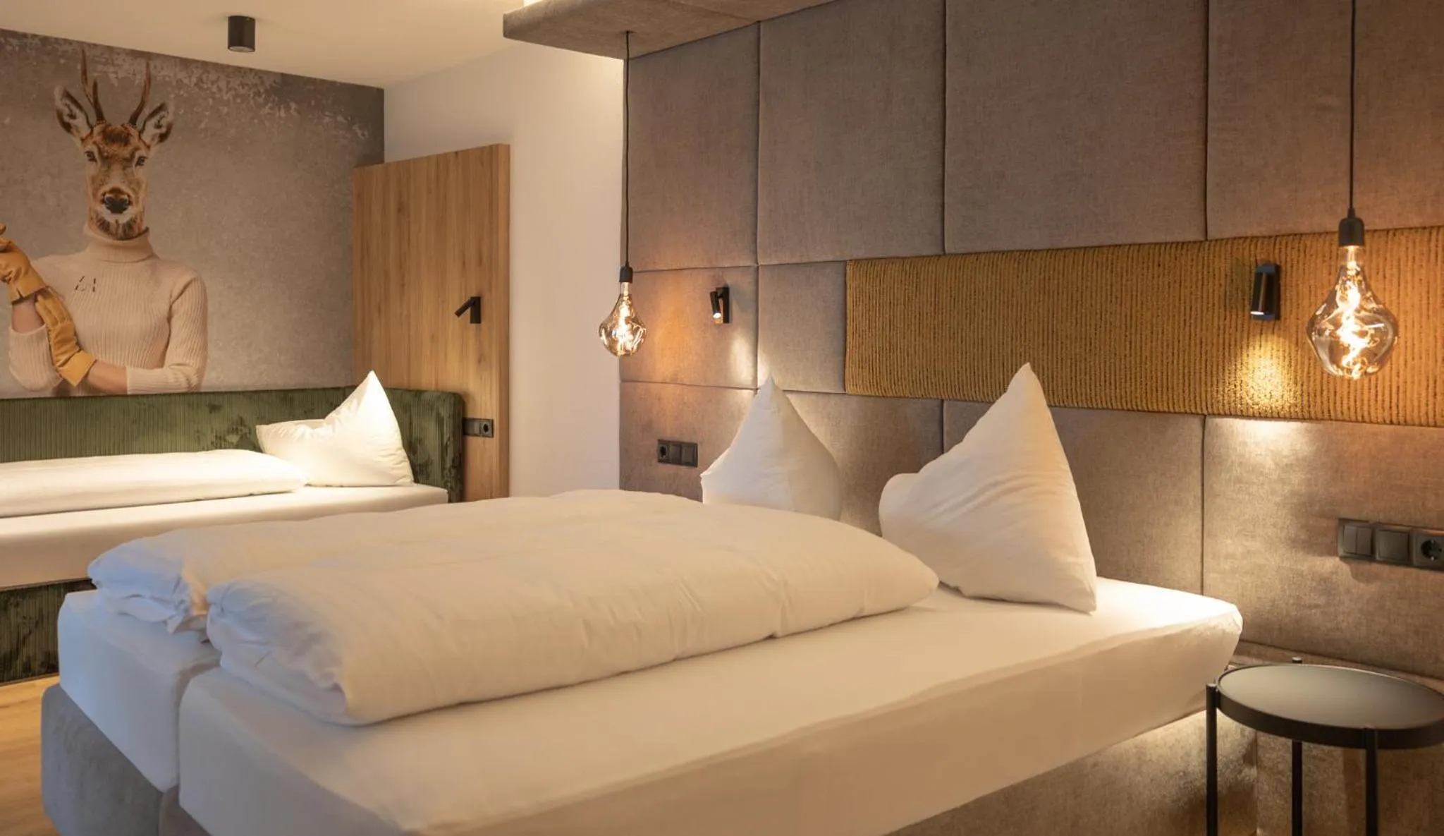 Bed in Hotel Lamtana