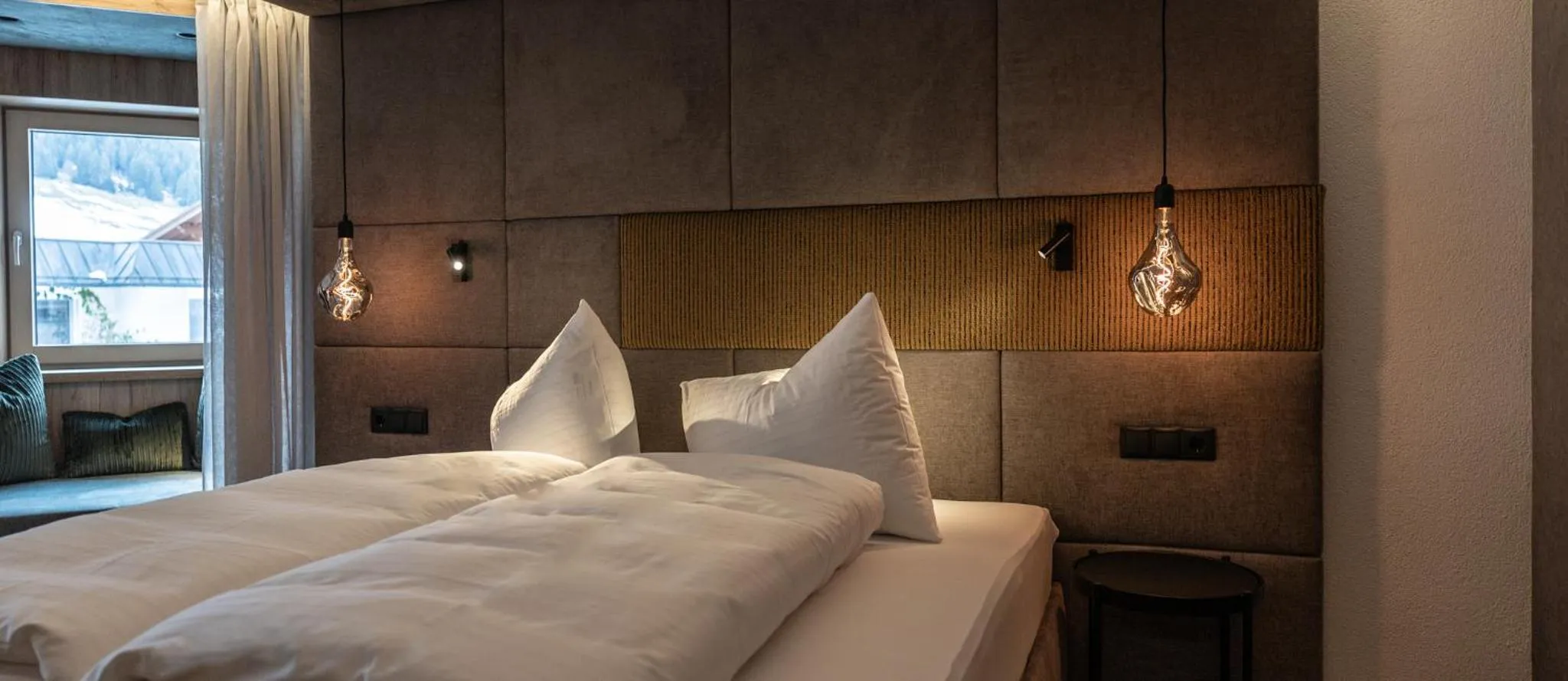 Bed in Hotel Lamtana