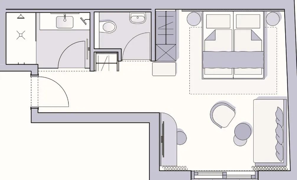 Floor plan in Hotel Lamtana