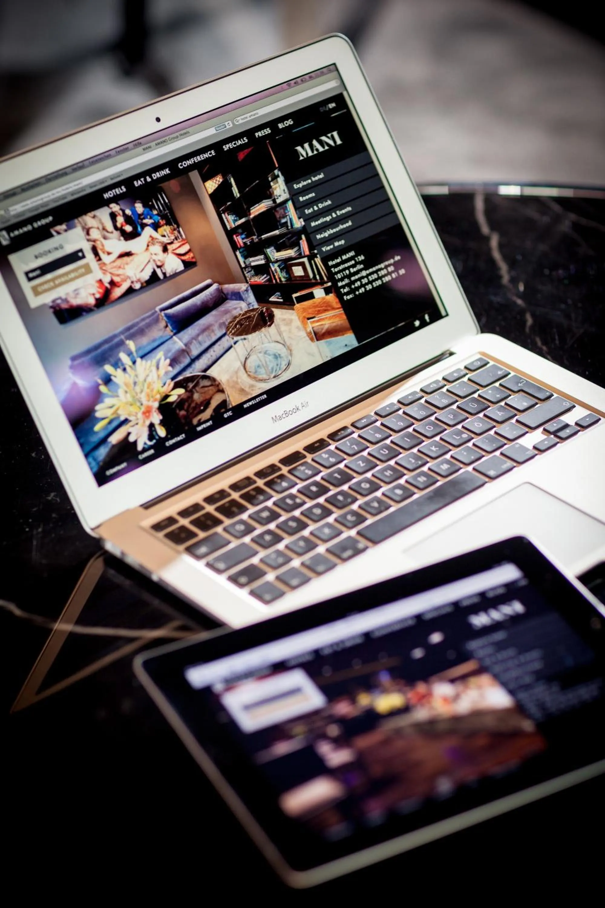 TV and multimedia in Hotel MANI by AMANO