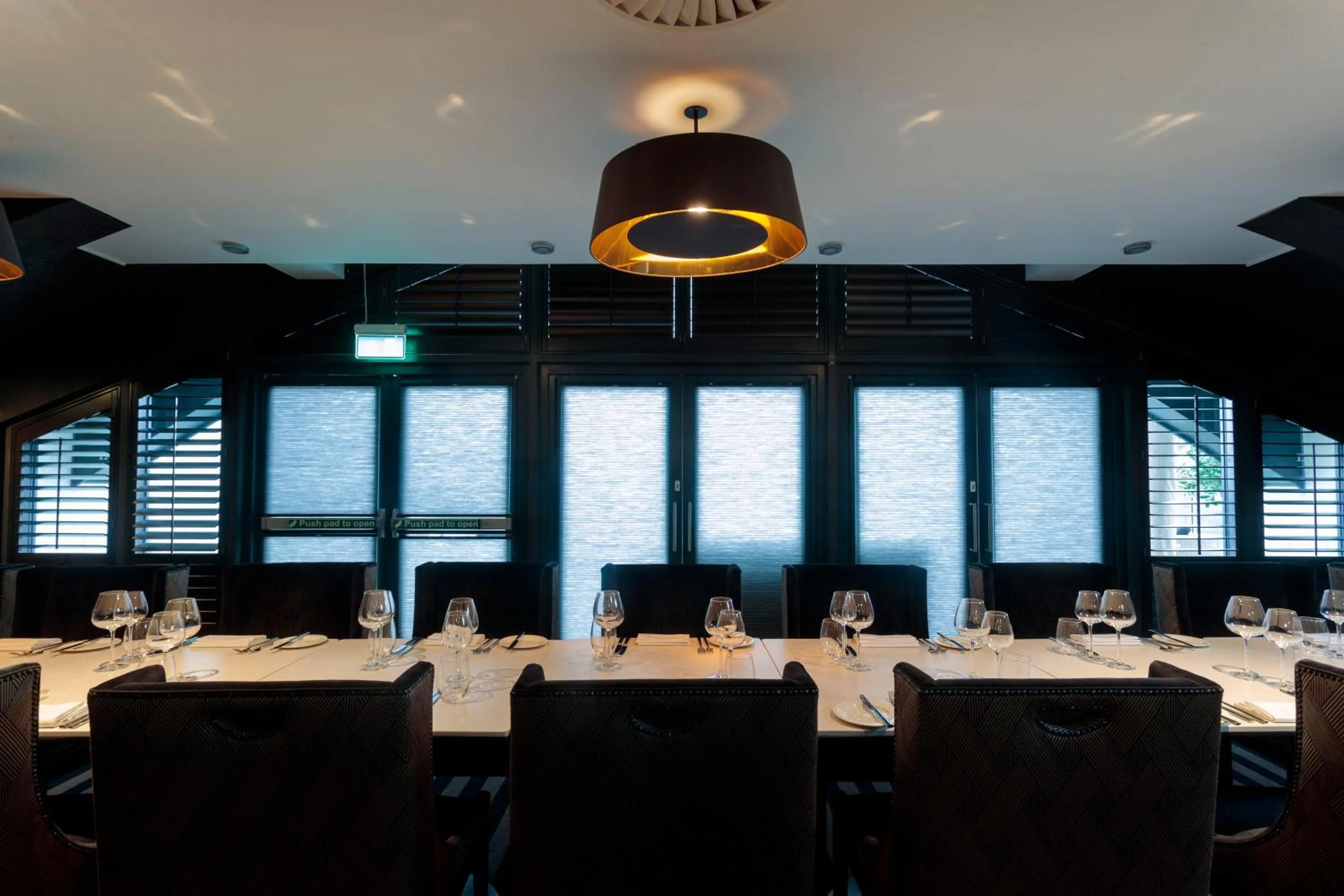 Dining area in The Chester Hotel
