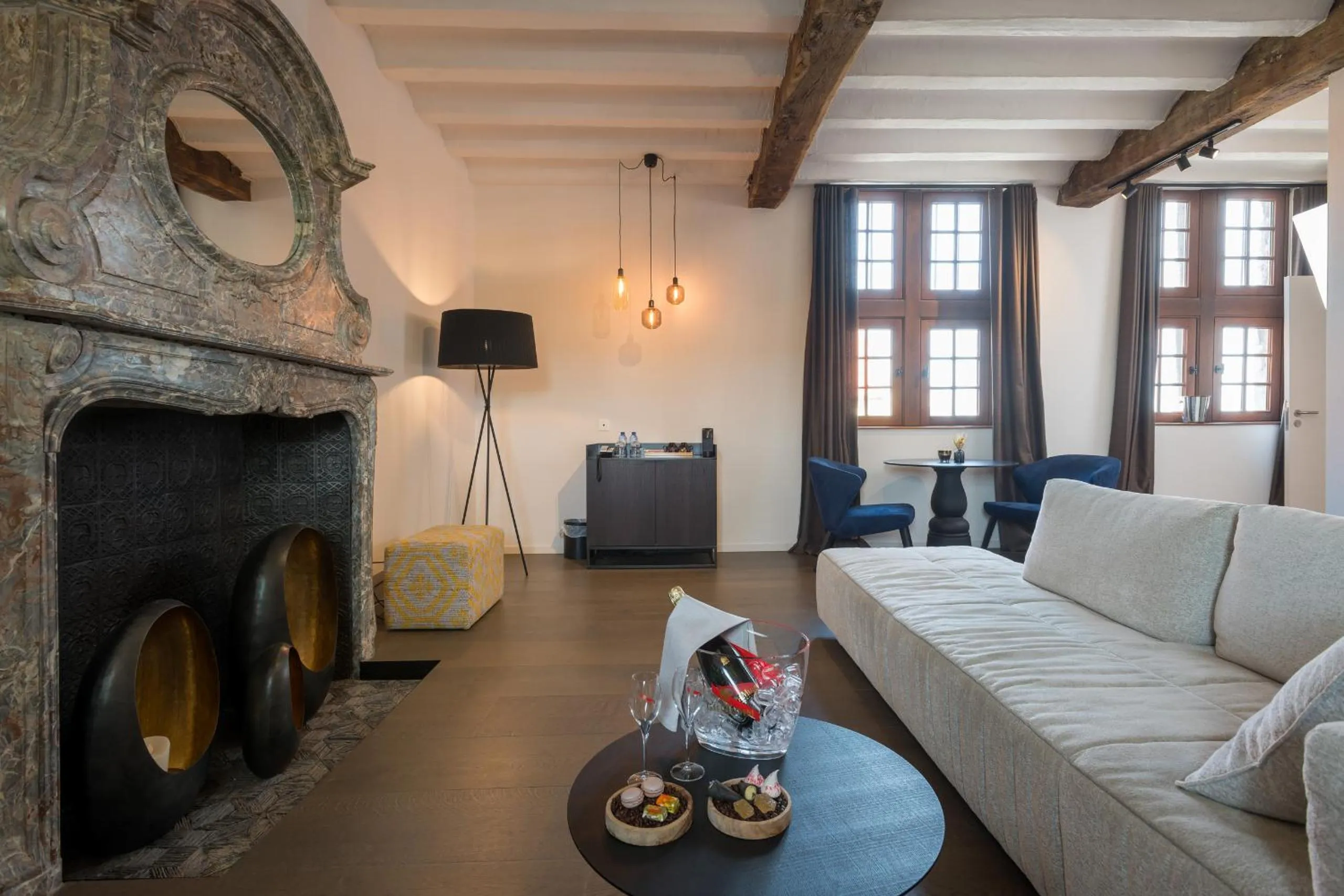 Living room in Martin's Rentmeesterij