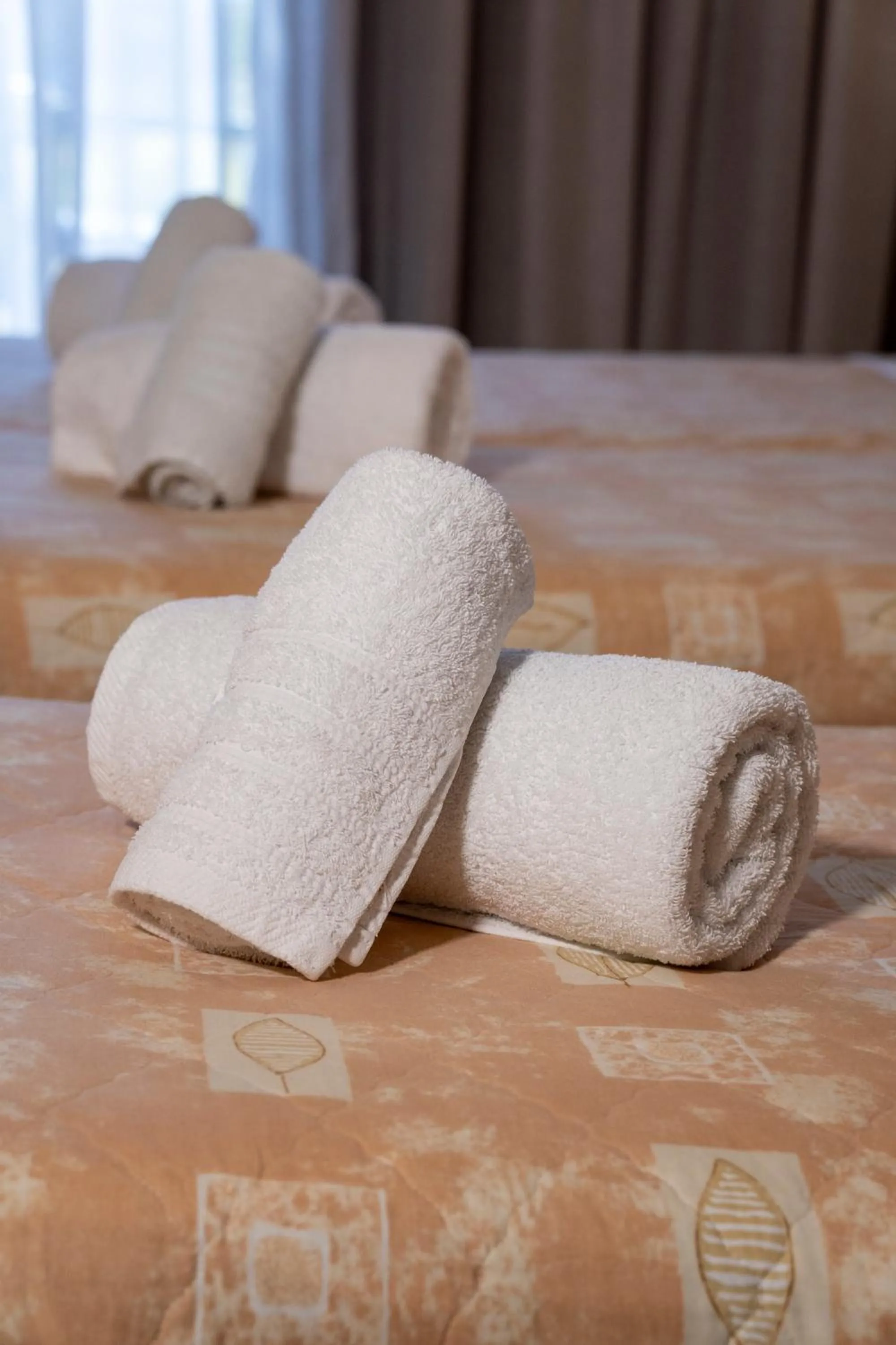 Bed in Hotel Epavlis Eleftheriadi