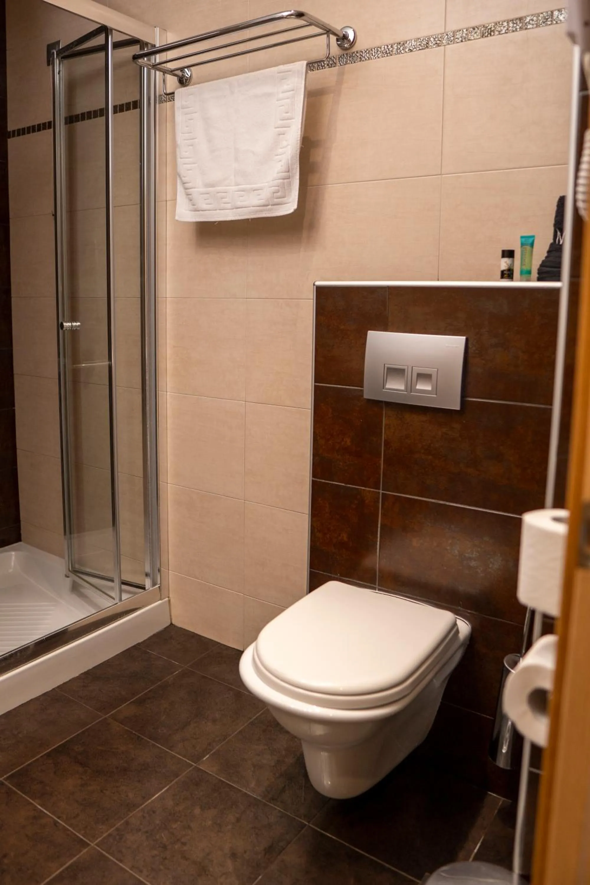 Shower in Hotel Epavlis Eleftheriadi