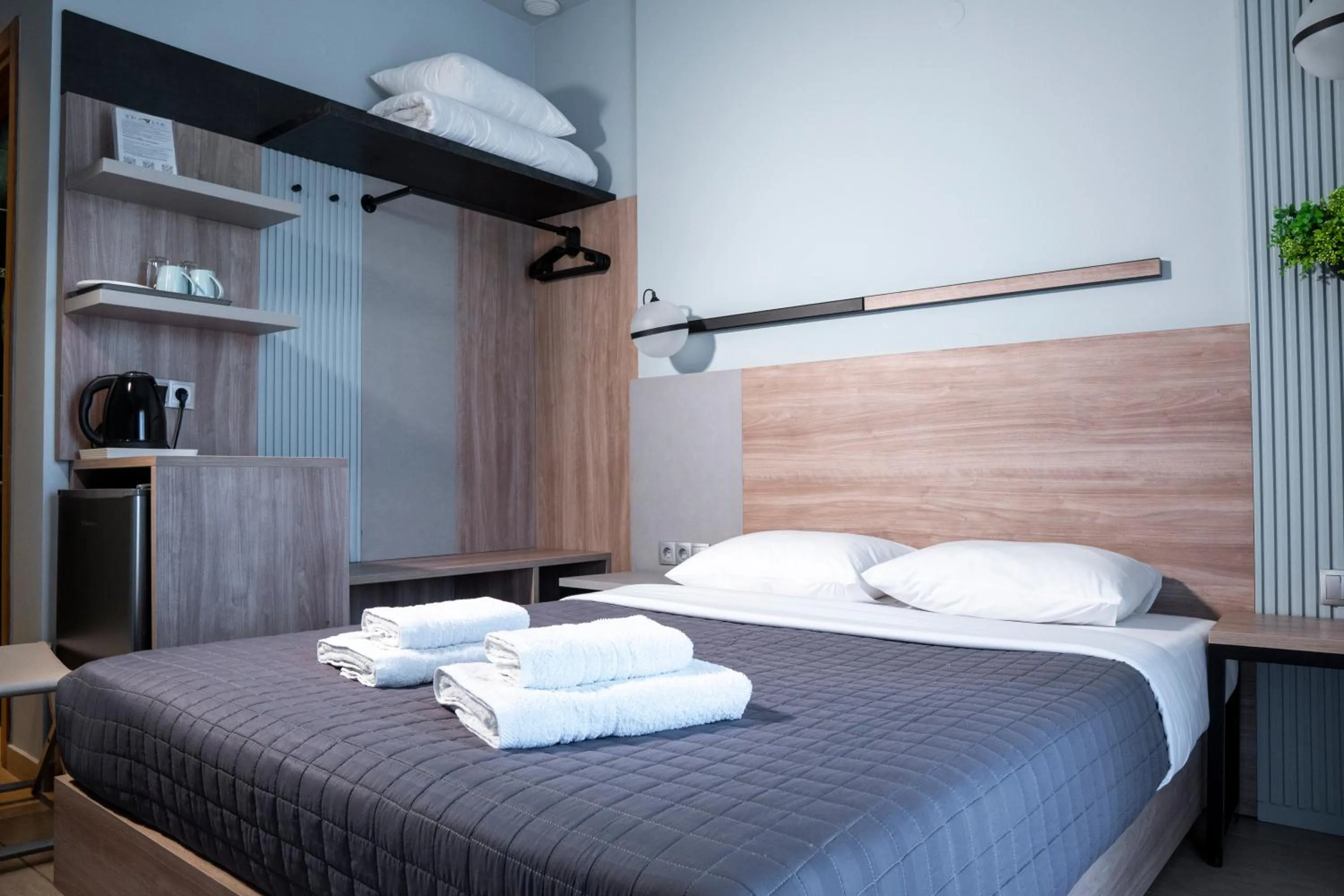 Bed in Hotel Epavlis Eleftheriadi