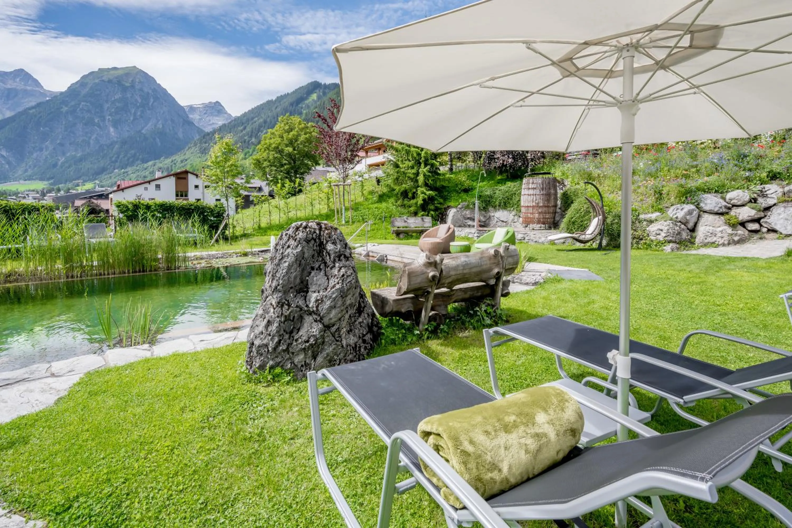 Garden in Alpenhotel Zimba