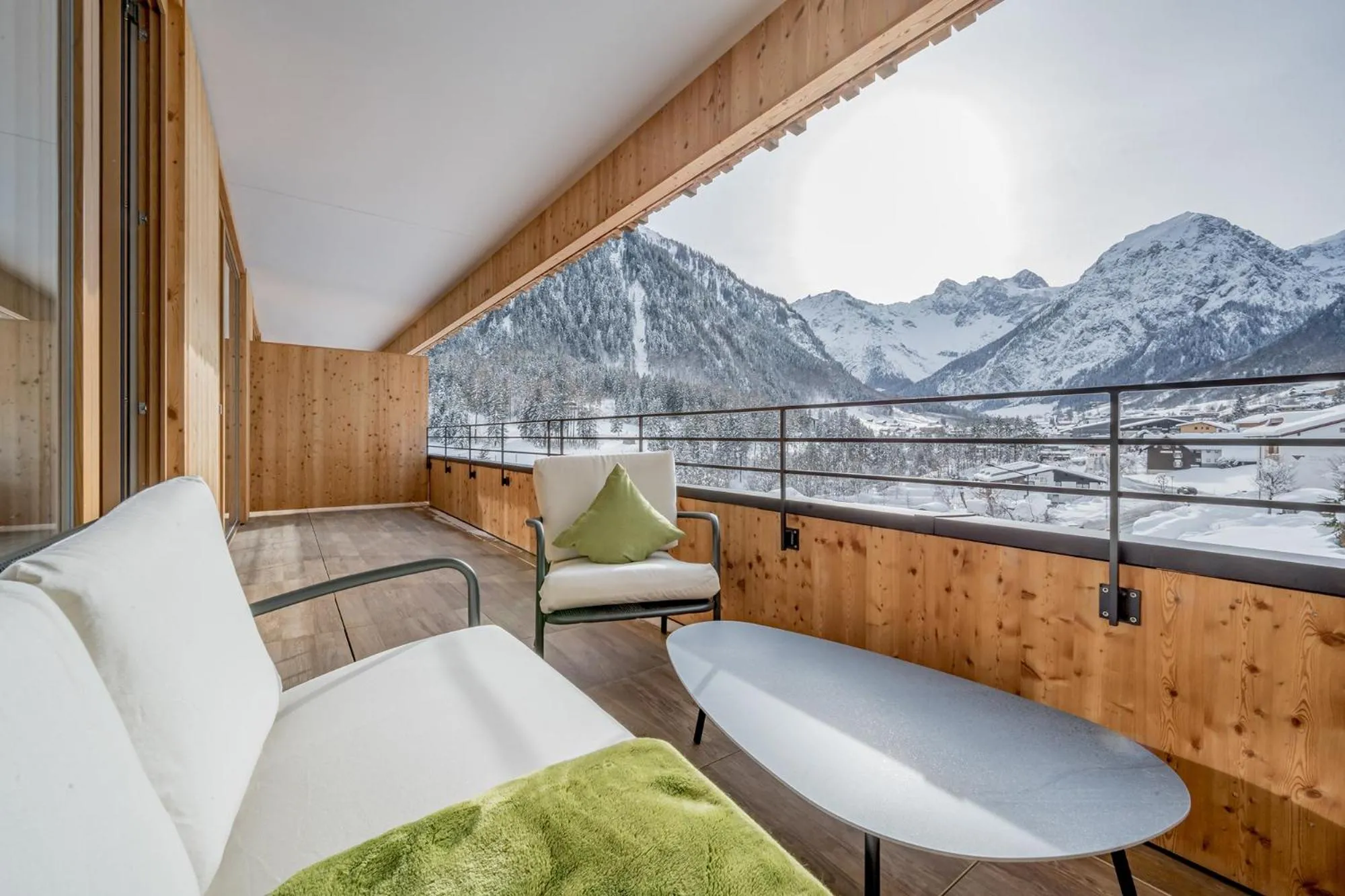 Balcony/Terrace in Alpenhotel Zimba