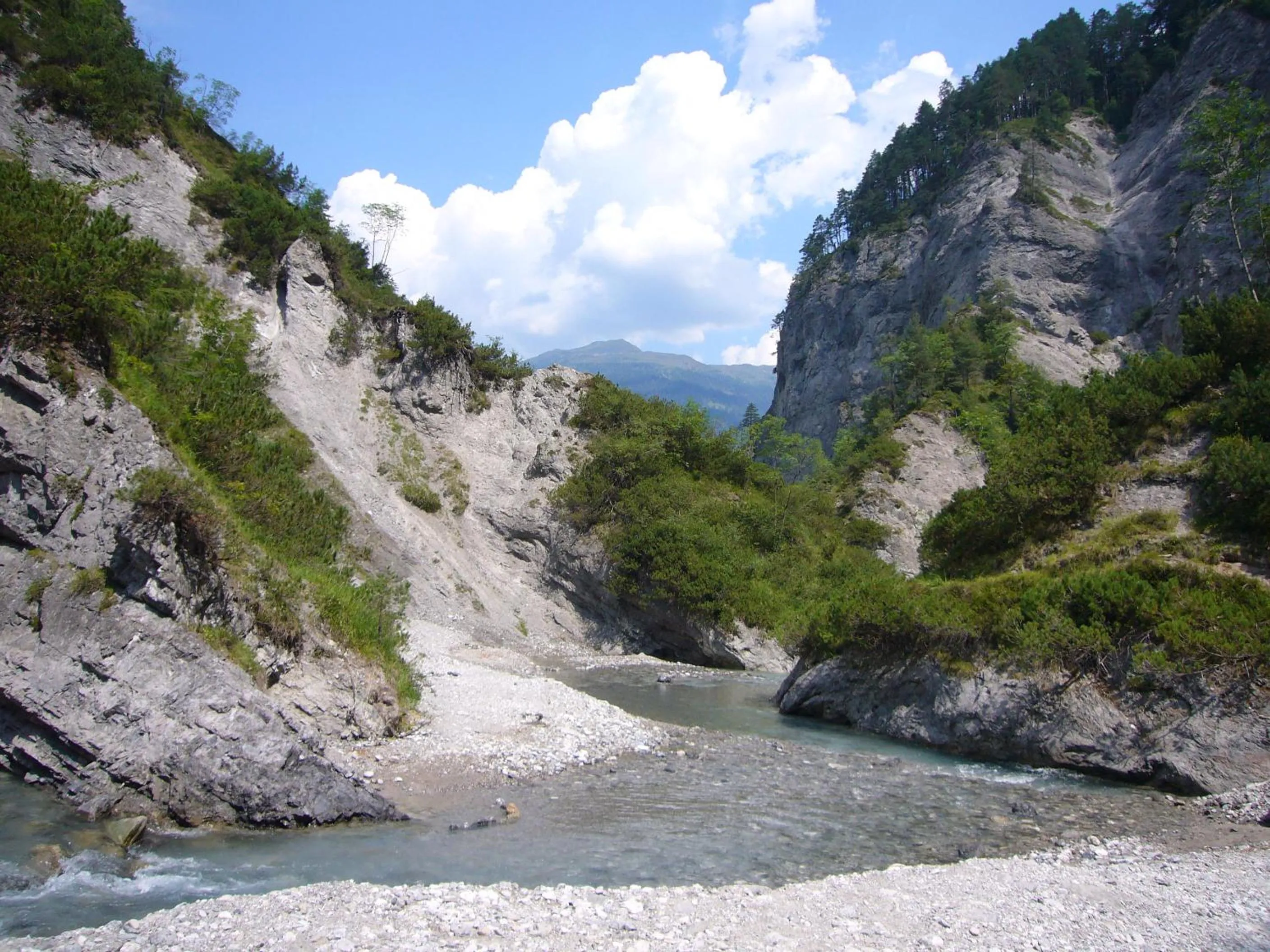 Natural landscape in Waldpension Putz