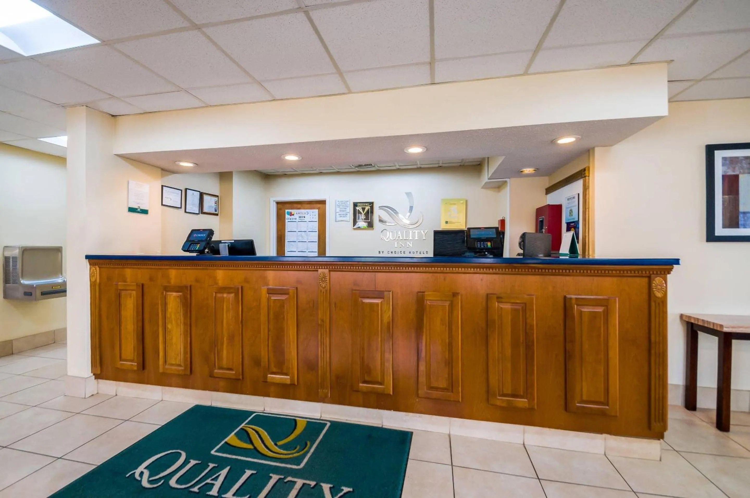 Lobby or reception in Quality Inn Fredericksburg-Central Park Area
