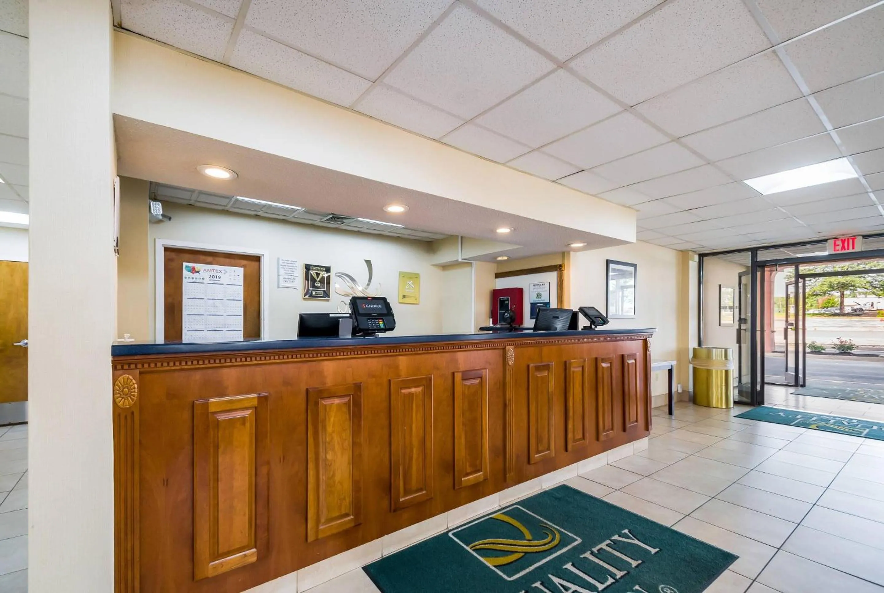 Lobby or reception in Quality Inn Fredericksburg-Central Park Area