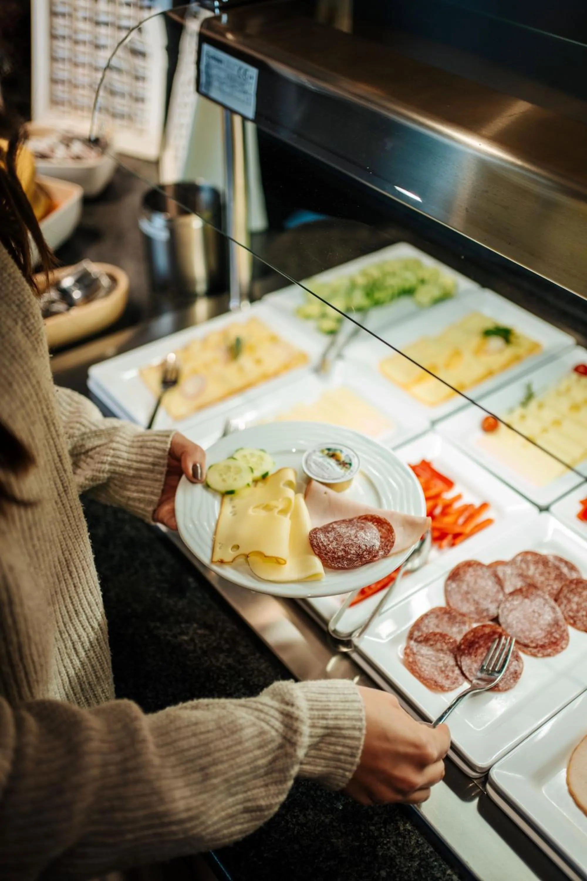 Buffet breakfast in eduCARE Hotel