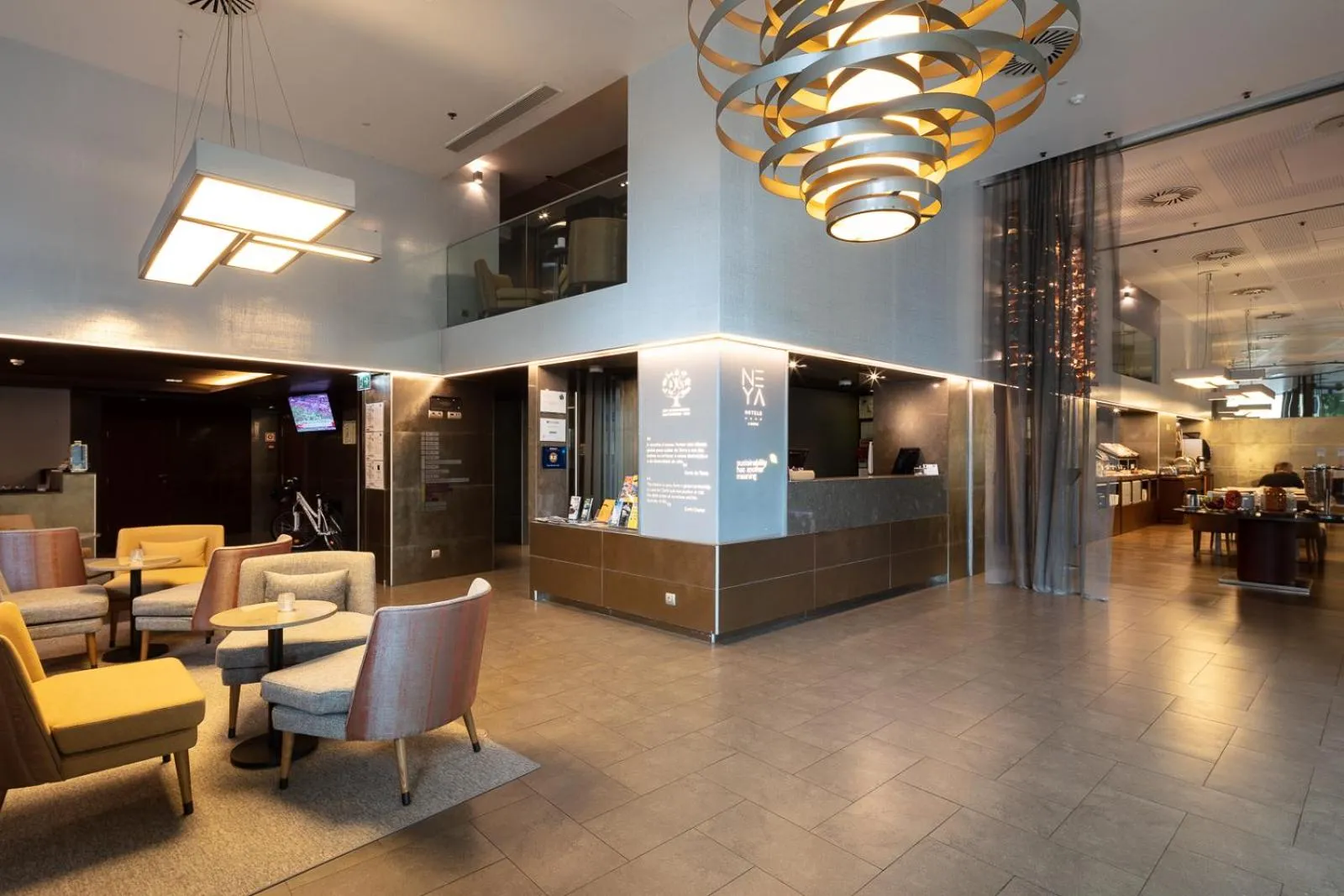 Lobby or reception in NEYA Lisboa Hotel