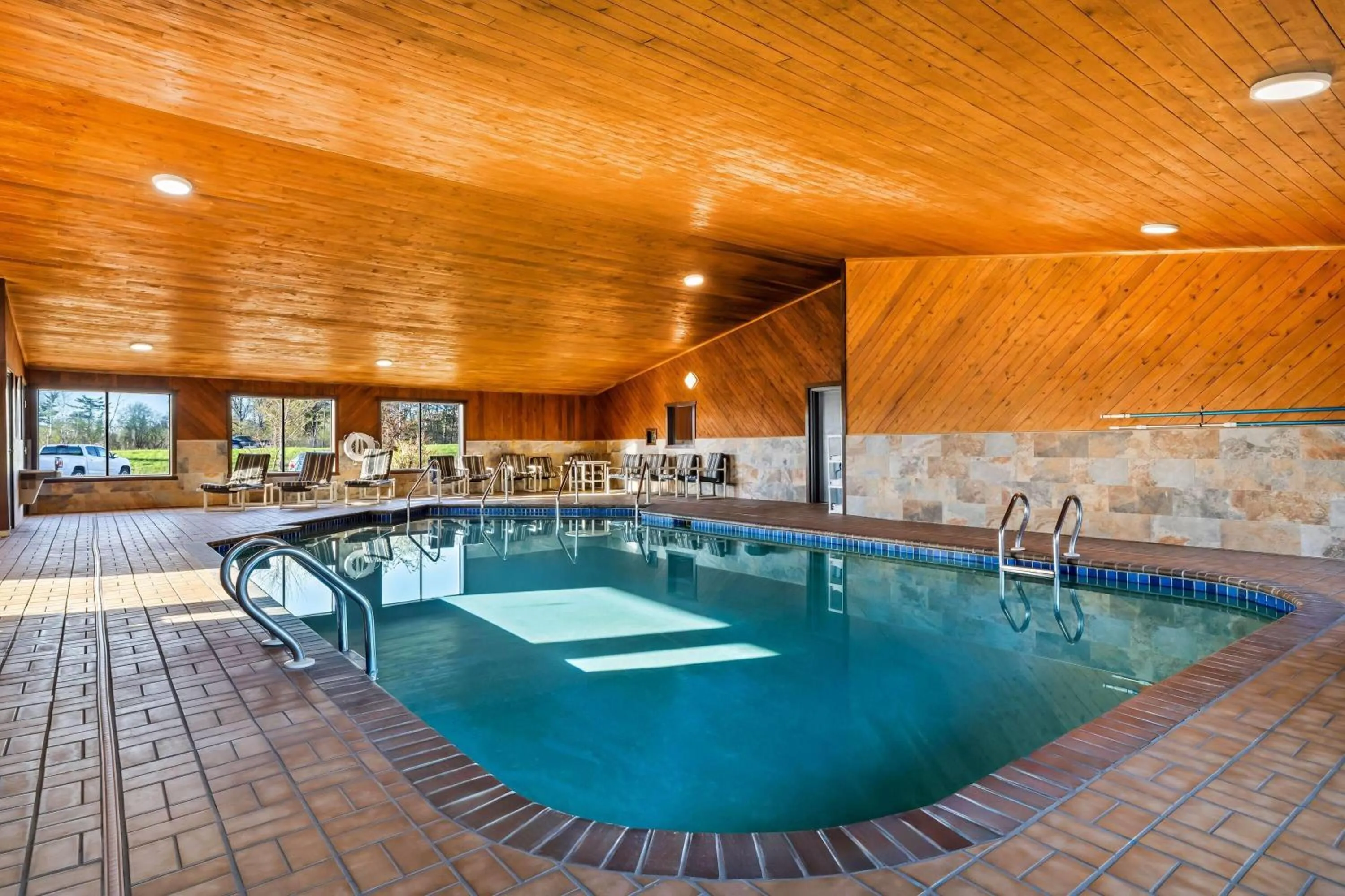 Swimming pool in Days Inn by Wyndham Black River Falls - Access to ATV Trail