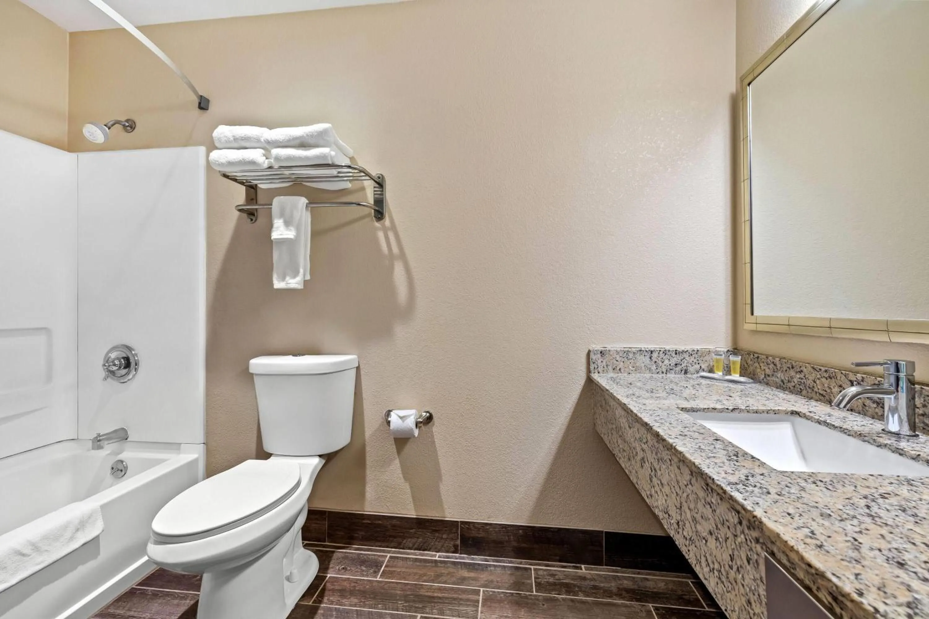 Bathroom in Days Inn by Wyndham Black River Falls - Access to ATV Trail