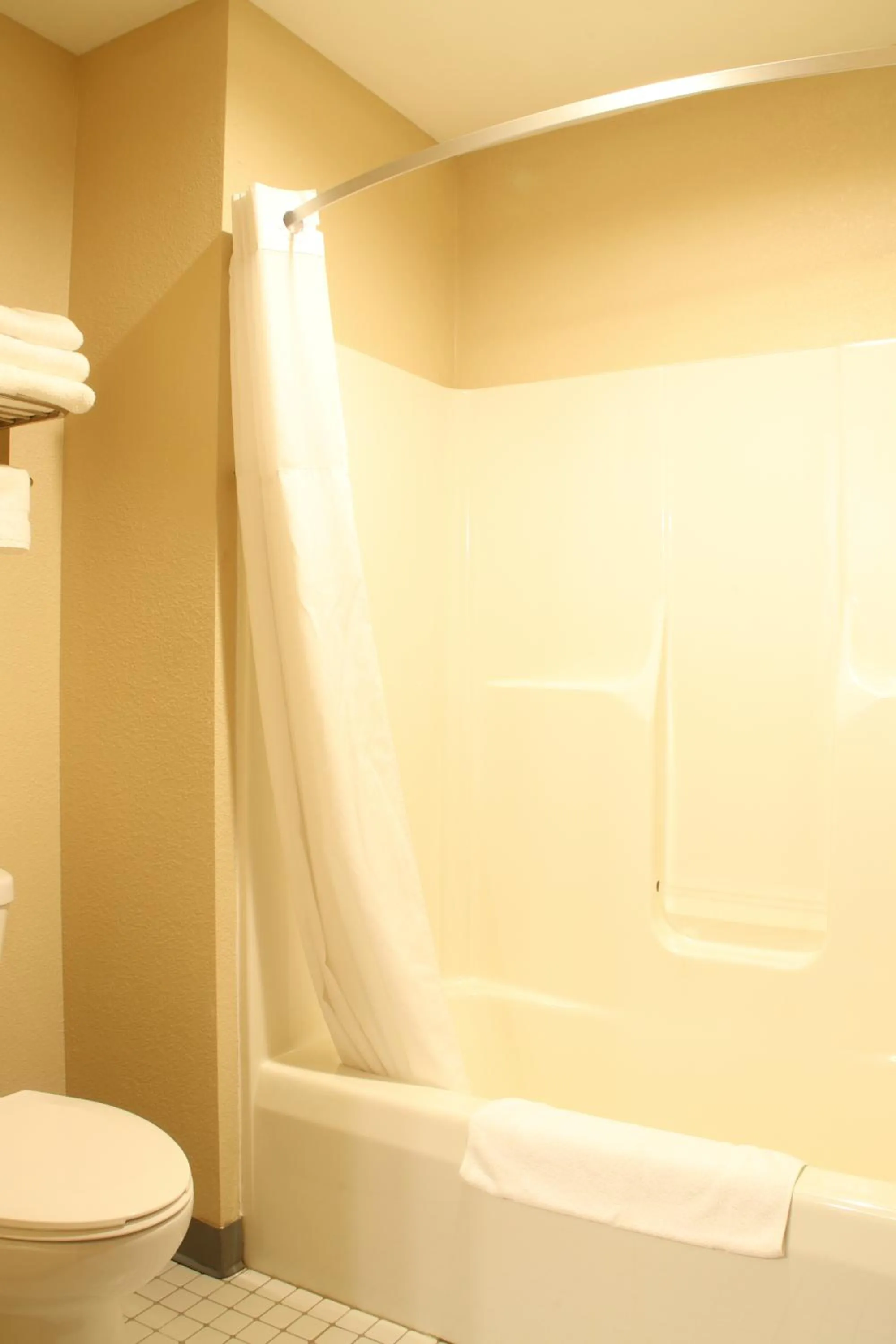 Shower in Days Inn by Wyndham Black River Falls - Access to ATV Trail