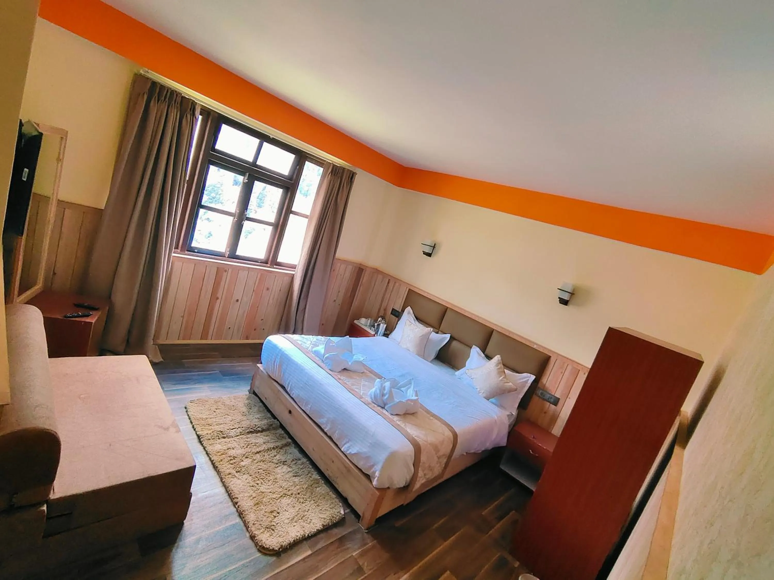 Bed in Rufina Blue Pine