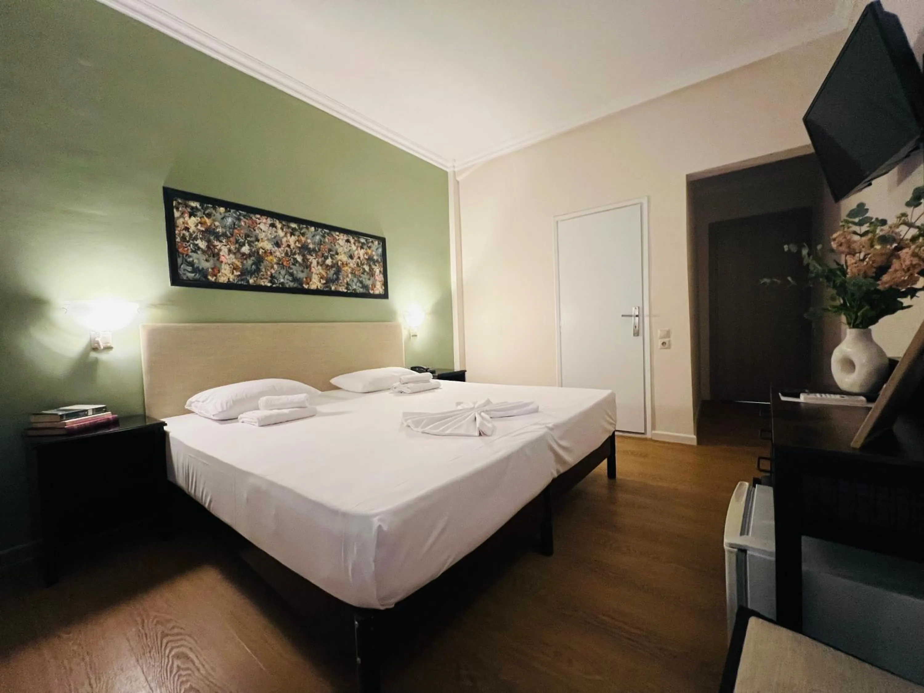 Bed in Grand Hotel Loutraki