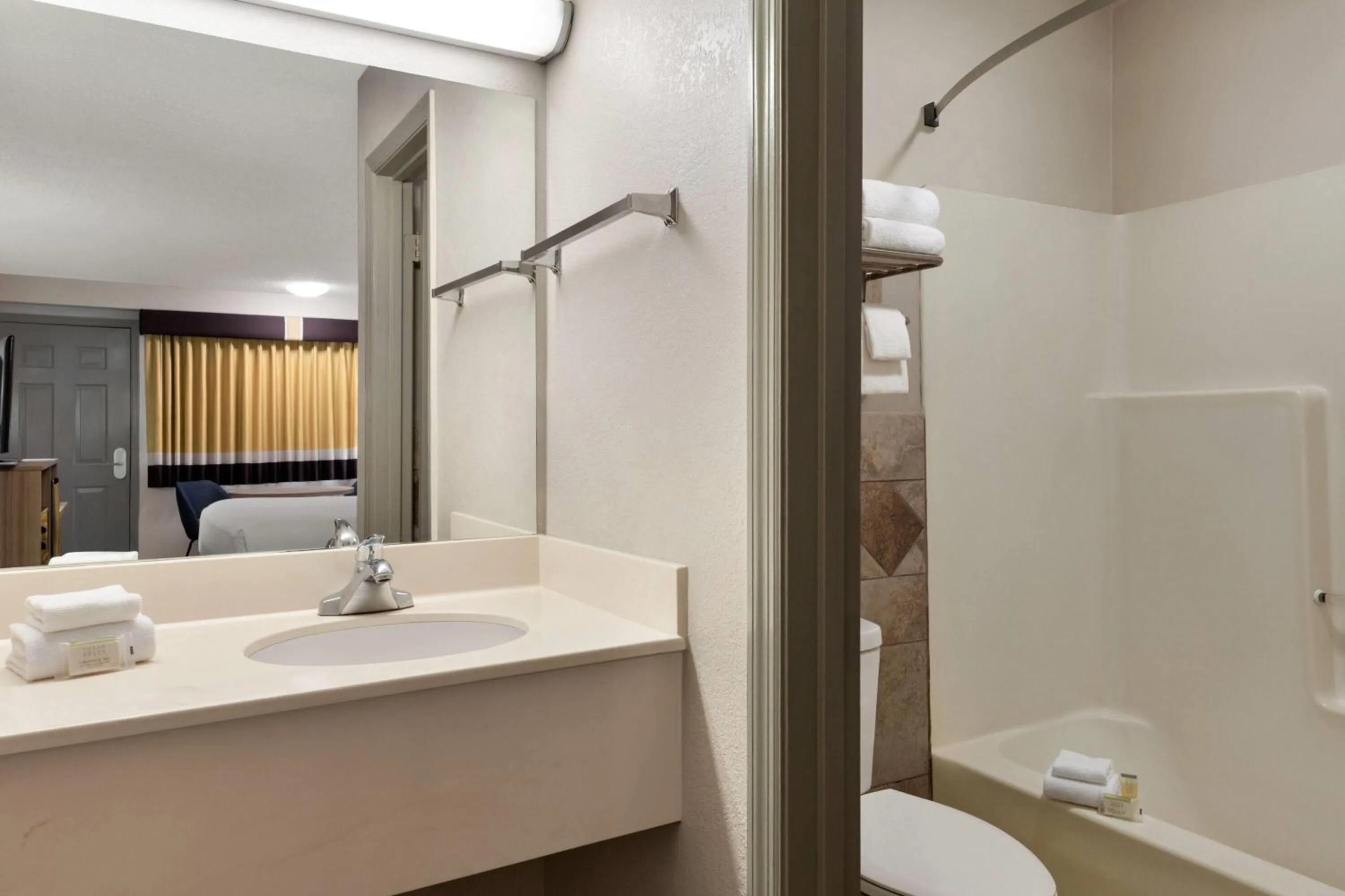 Bathroom in Days Inn by Wyndham Cartersville