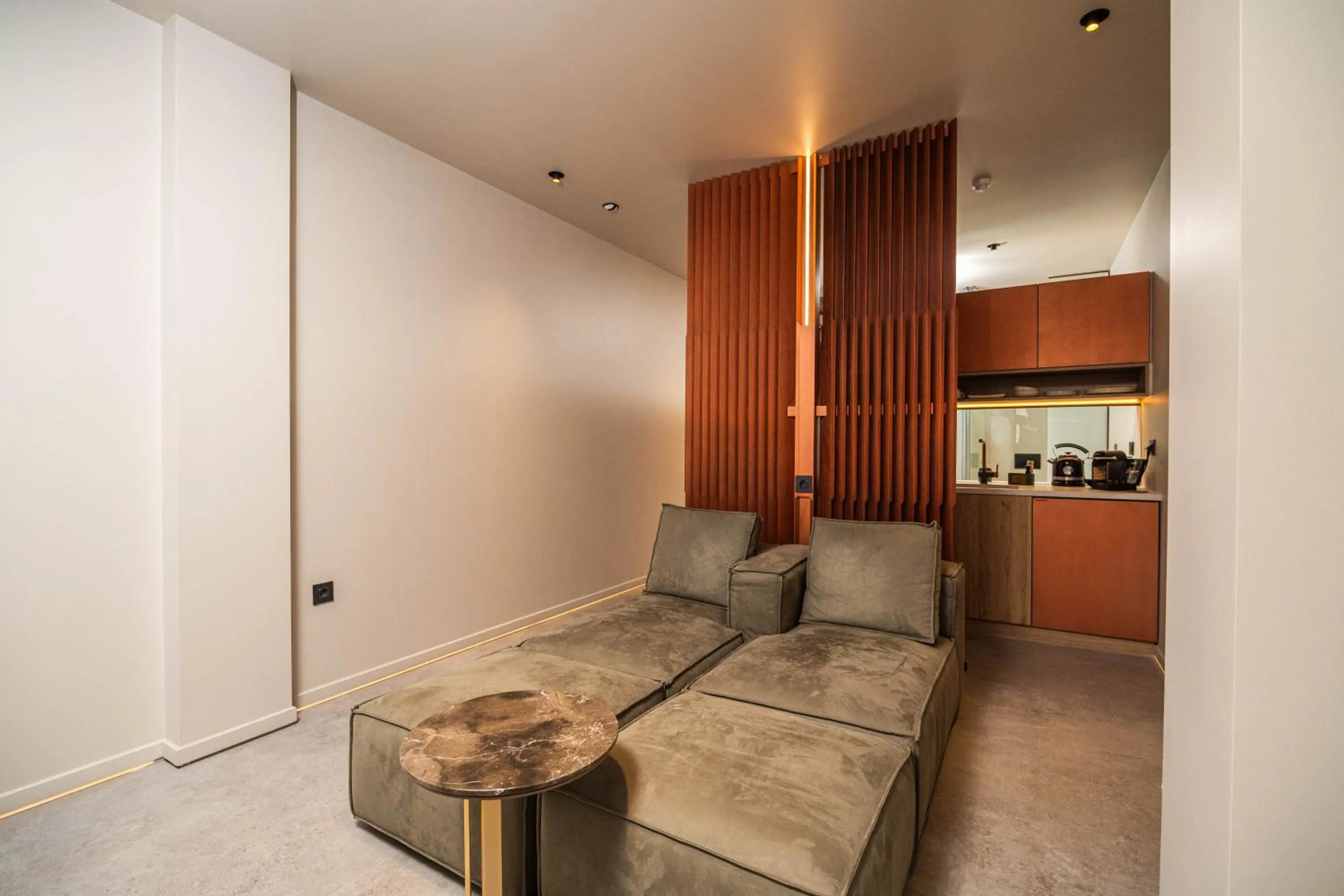 Kitchen or kitchenette in Oniros Residences