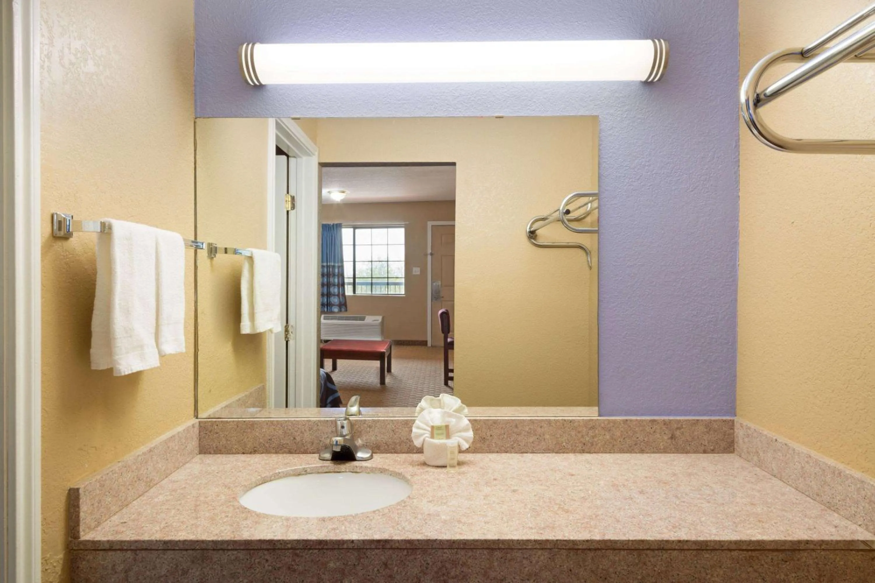 Photo of the whole room in Super 8 by Wyndham San Antonio/Riverwalk Area