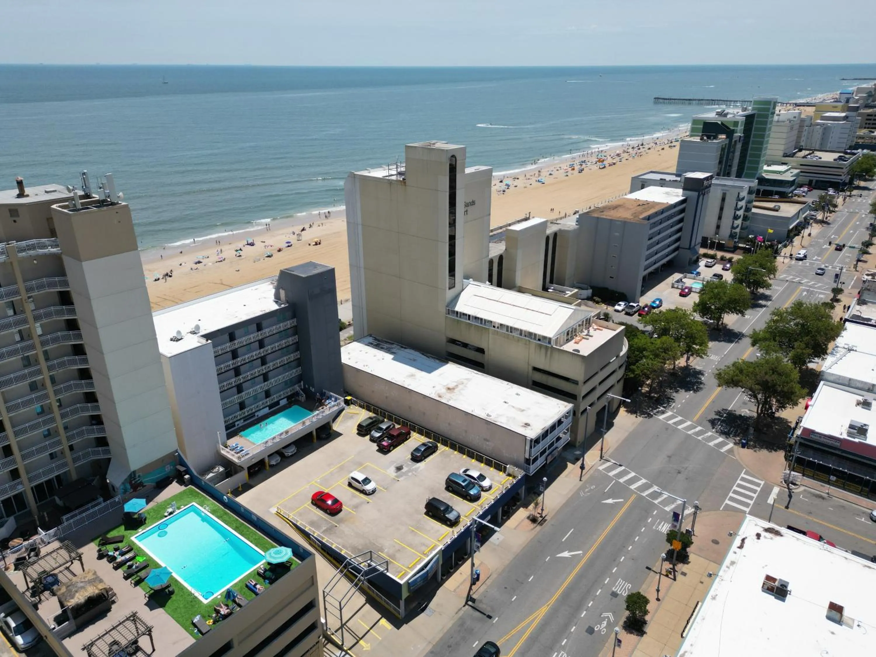 Property building in SureStay Studio by Best Western Virginia Beach Oceanfront