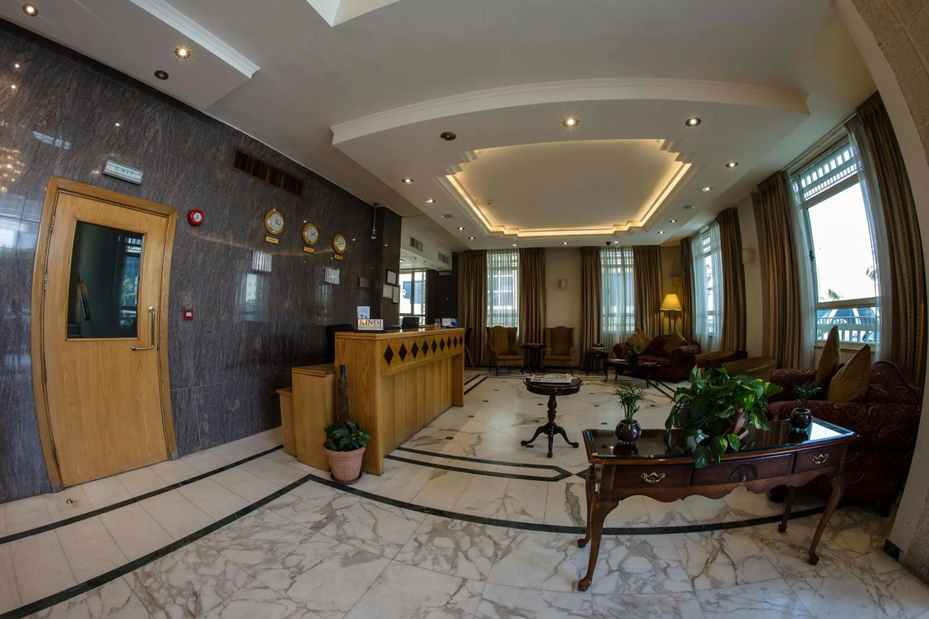 Lobby or reception in Kindi Suite Hotel