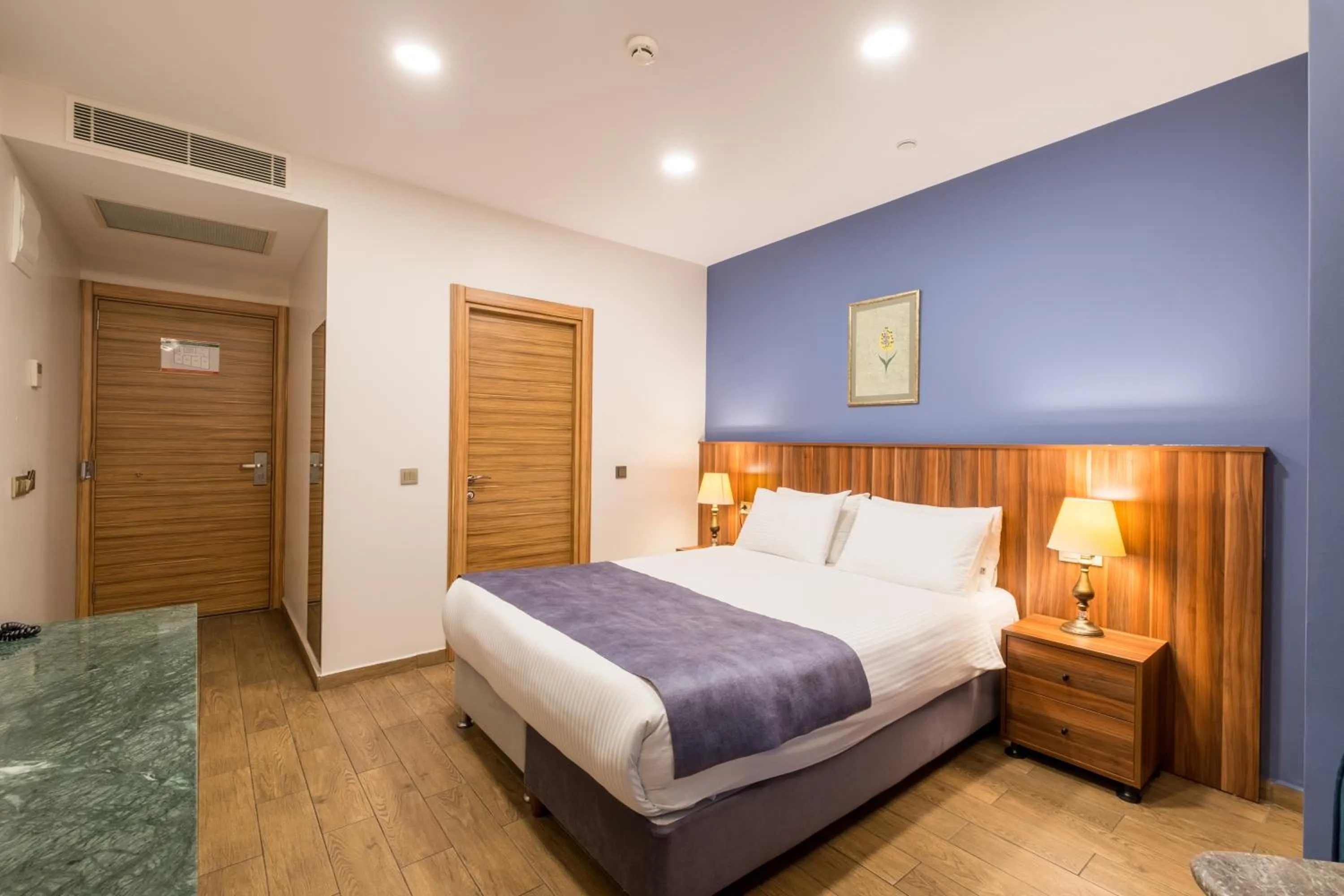 Bed in La Wisteria Boutique Hotel Istanbul