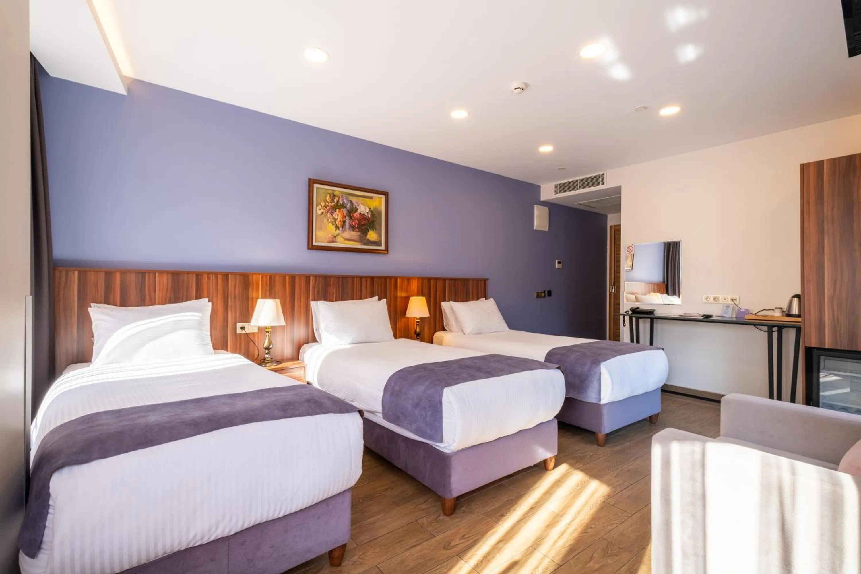 Bed in La Wisteria Boutique Hotel Istanbul