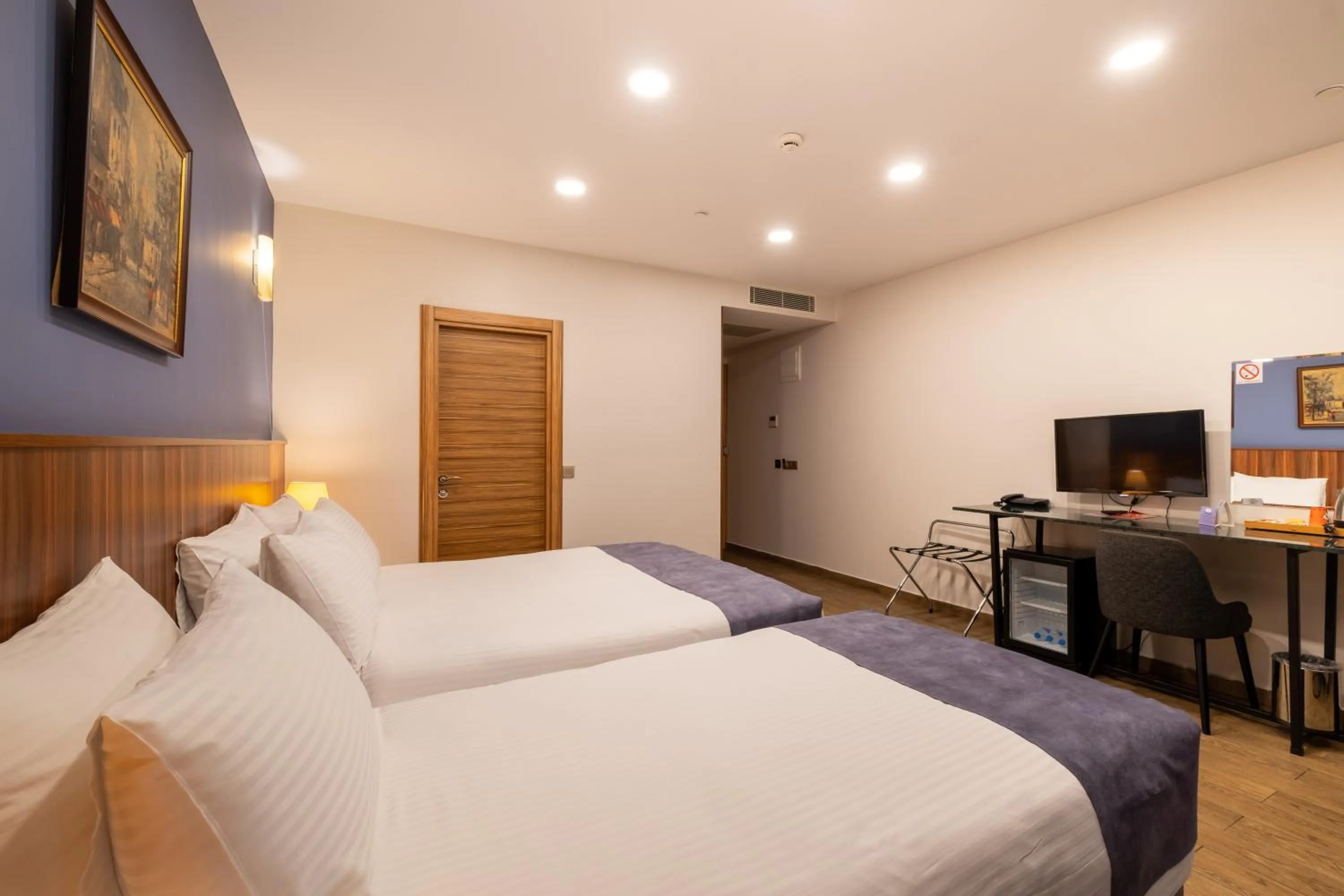 Communal lounge/ TV room, Bed in La Wisteria Boutique Hotel Istanbul