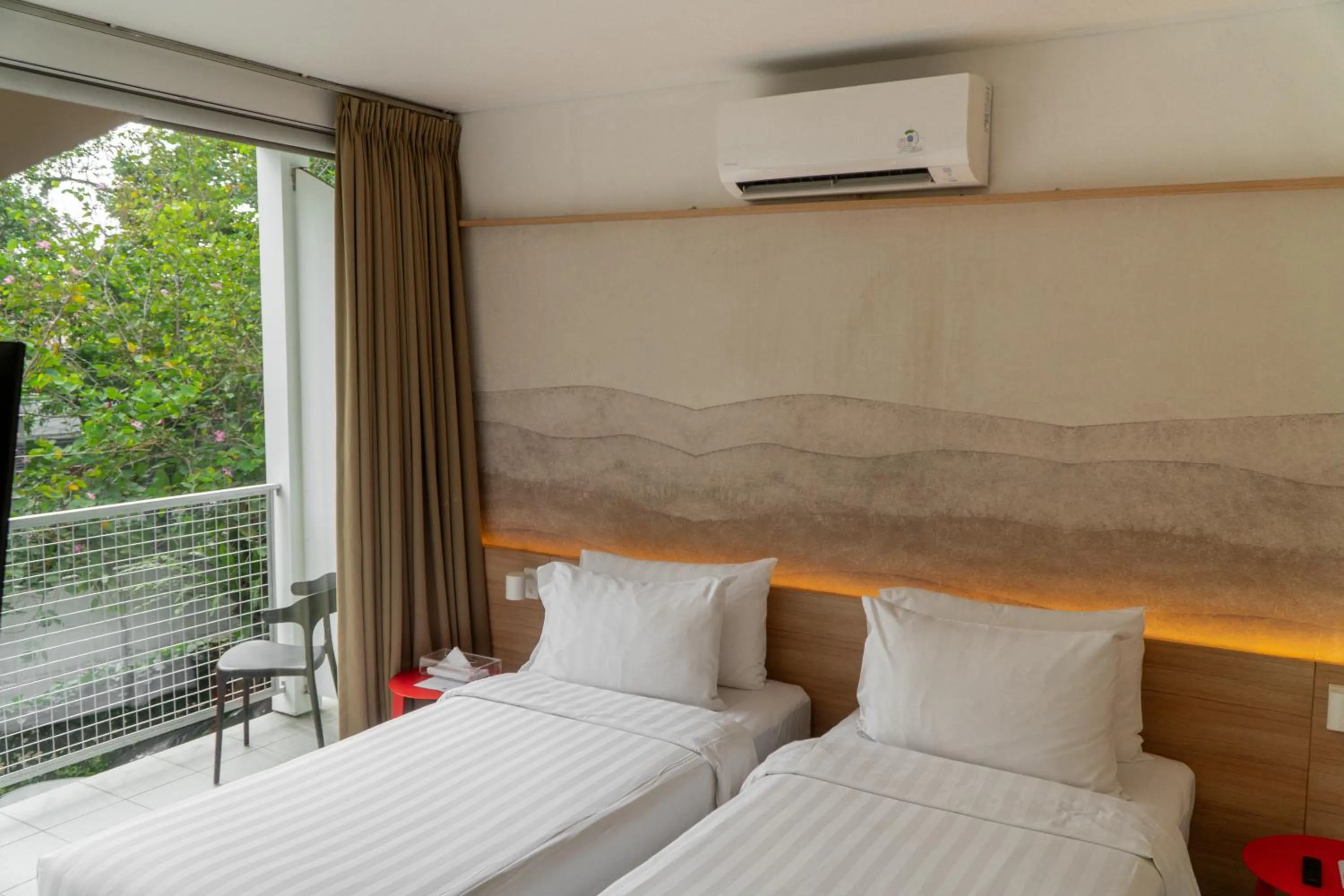 Bed in Malaka Hotel Bandung