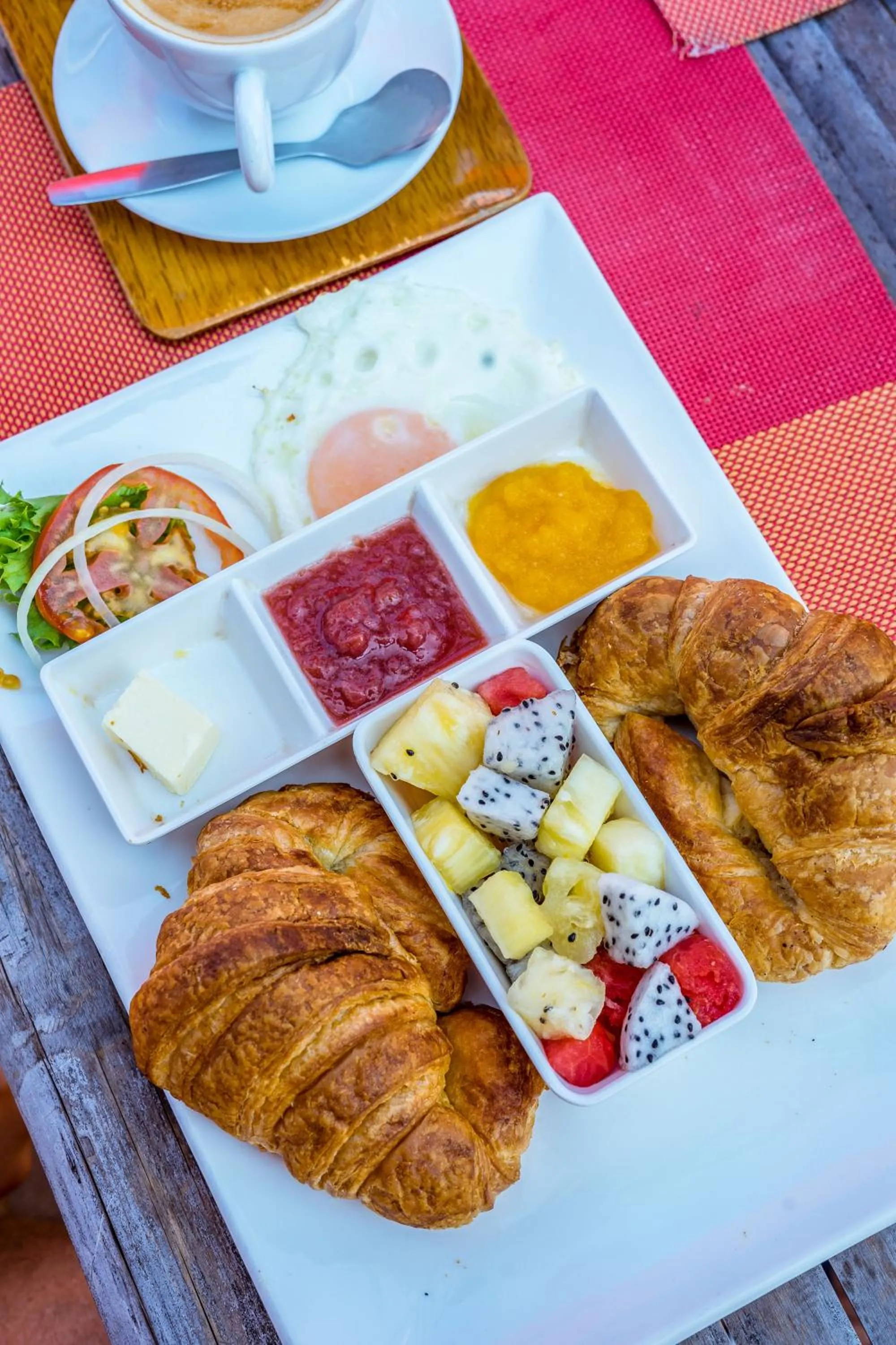 Breakfast in Secret Garden Beach Resort