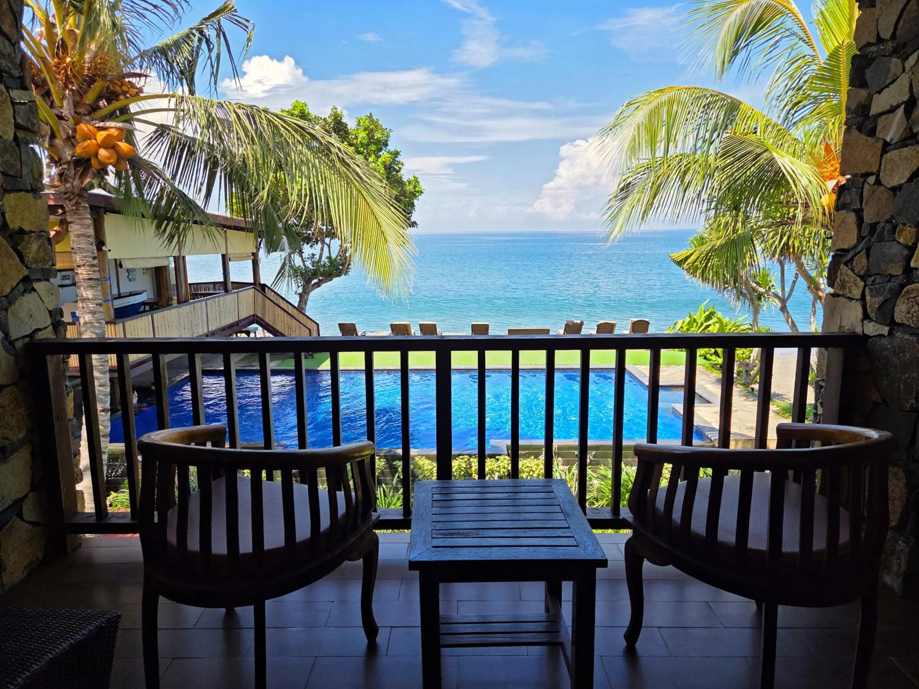 Balcony/Terrace in Sunsethouse Lombok
