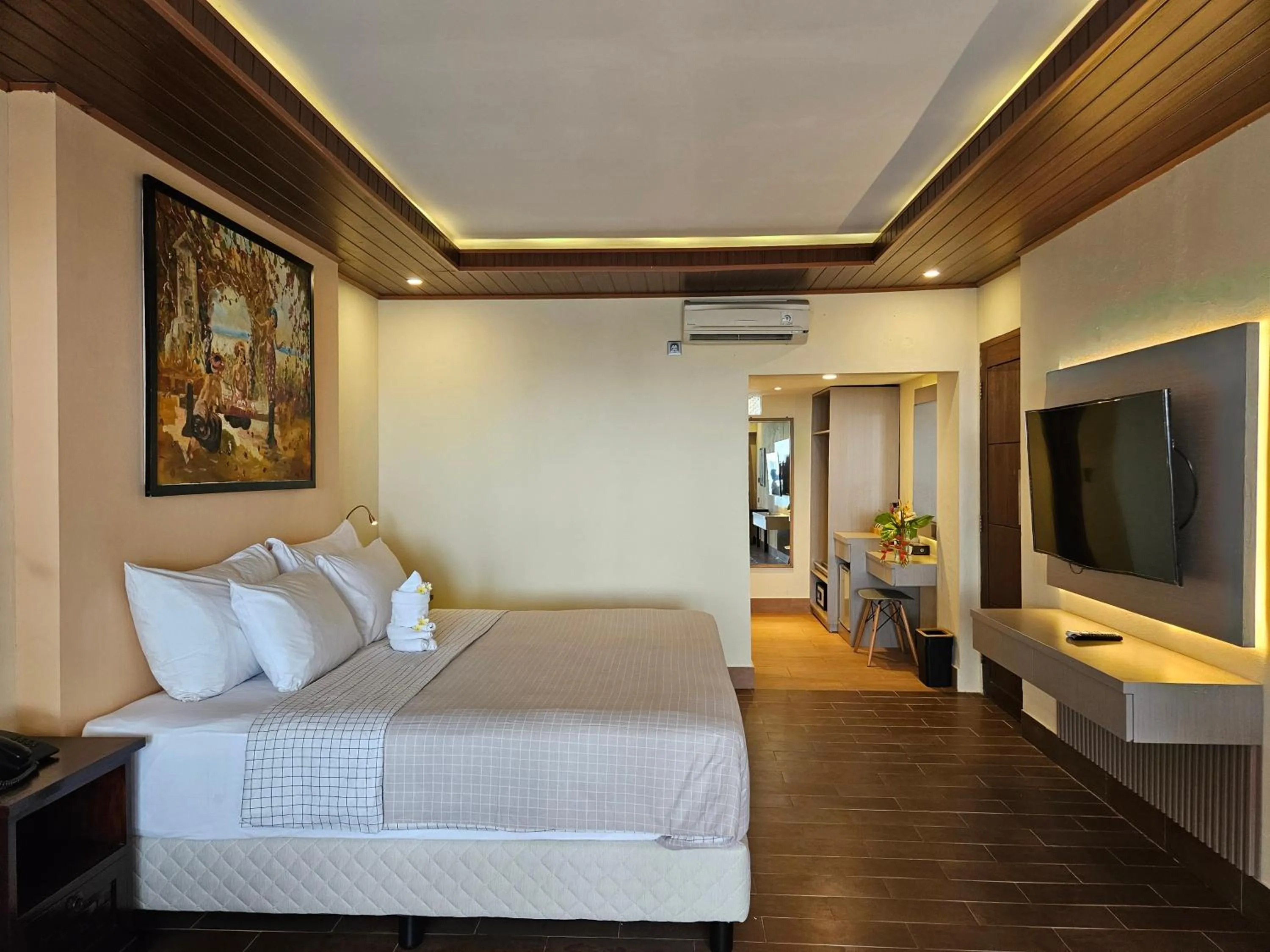 Bed in Sunsethouse Lombok