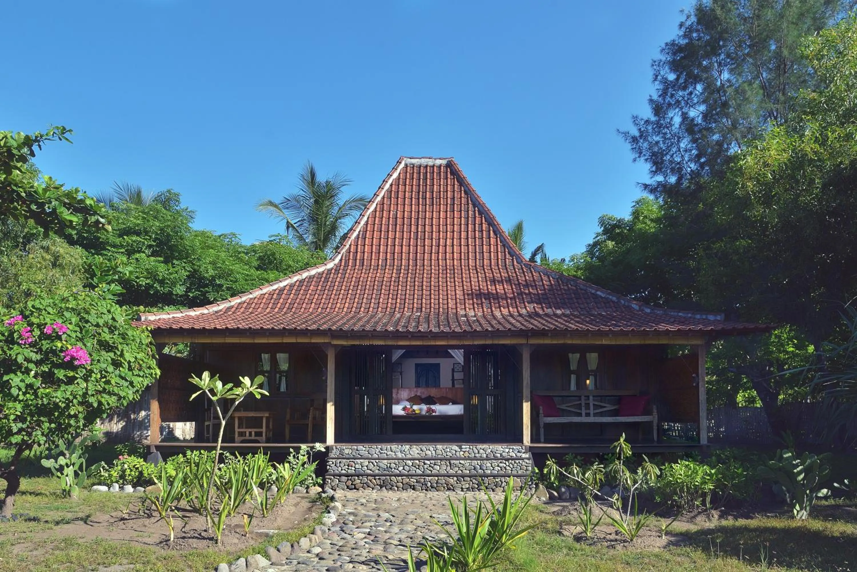 Facade/entrance in Desa Dunia Beda Resort