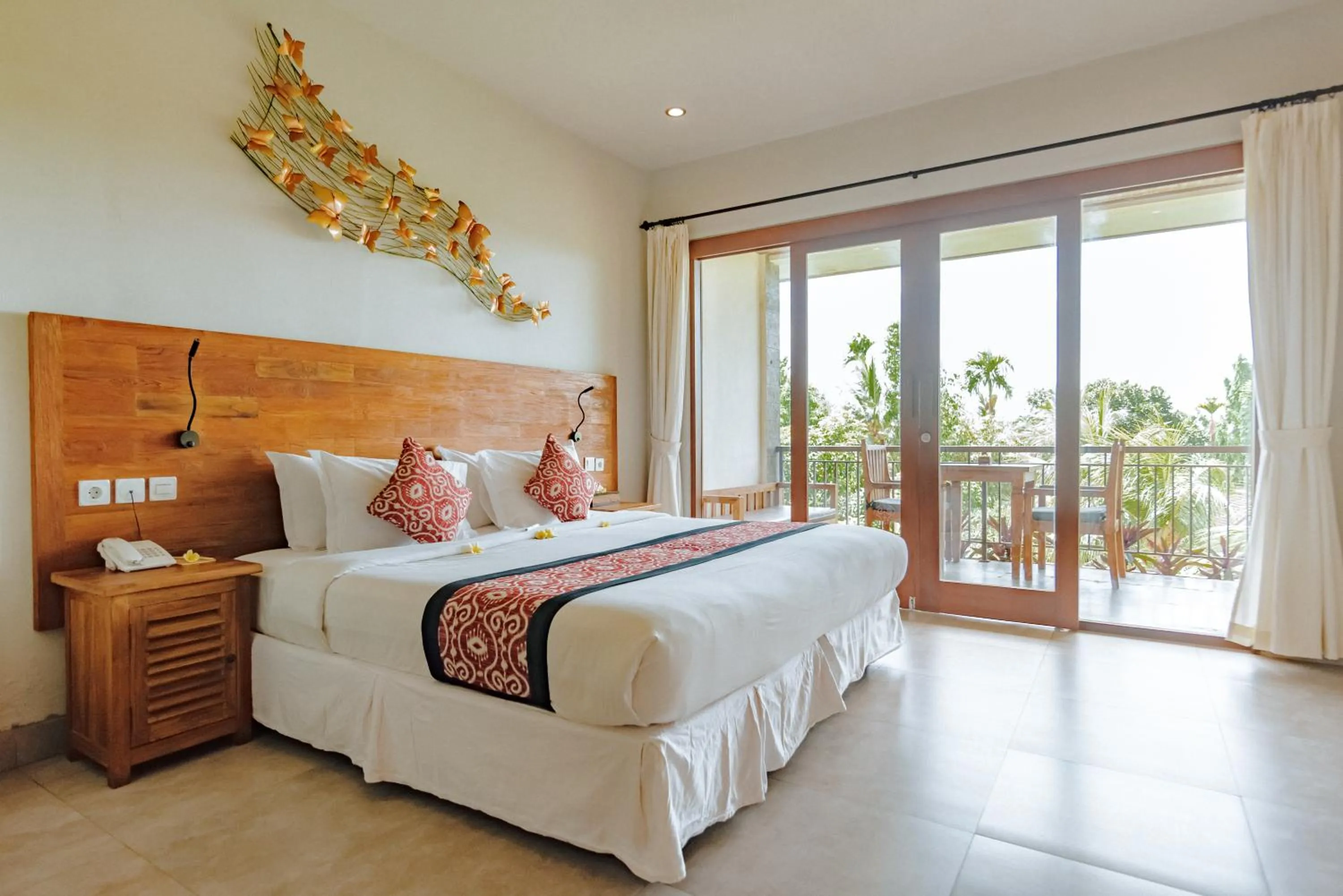 Bed in Bucu View Resort