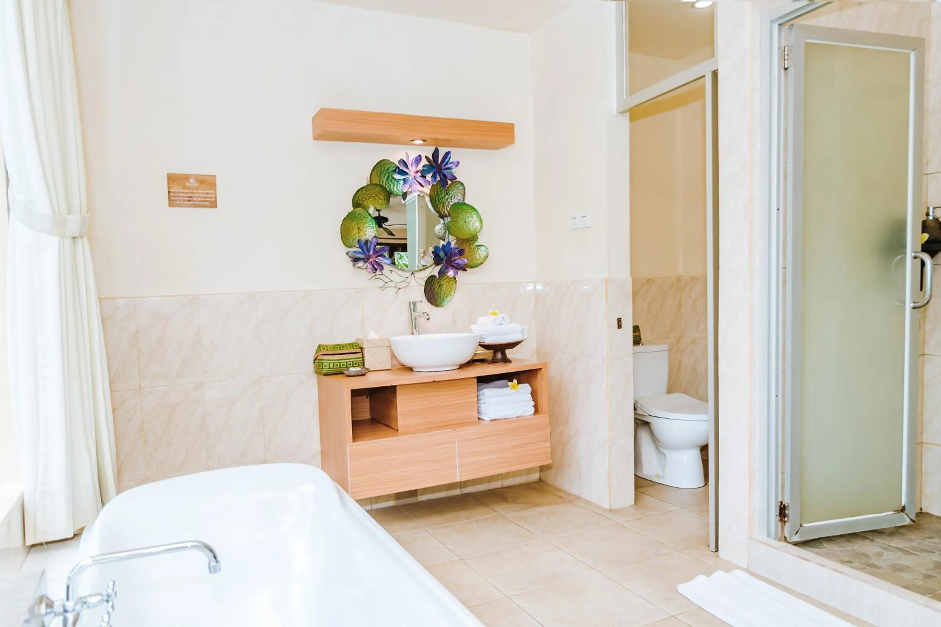 Shower in Bucu View Resort