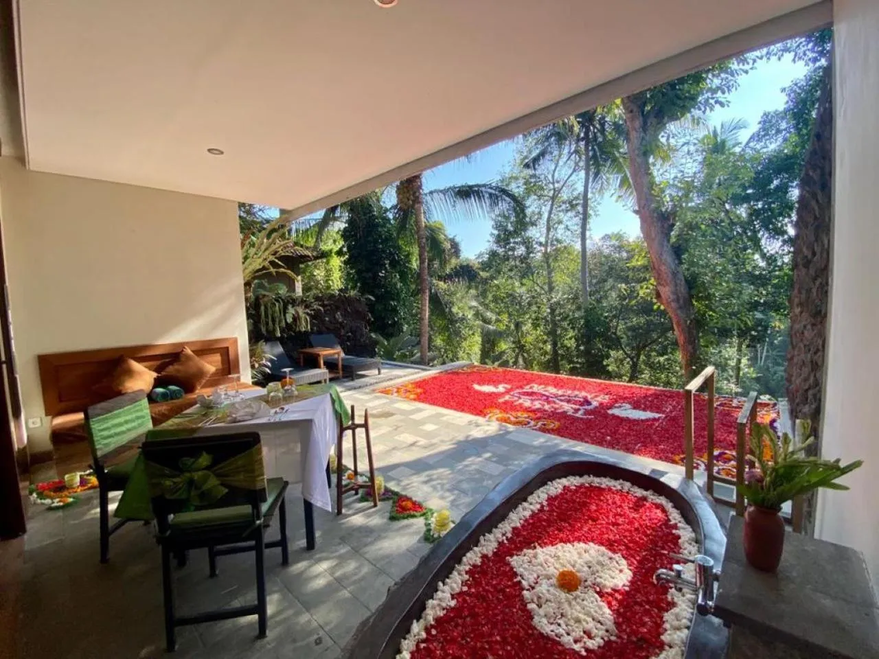 Pool view in Bucu View Resort