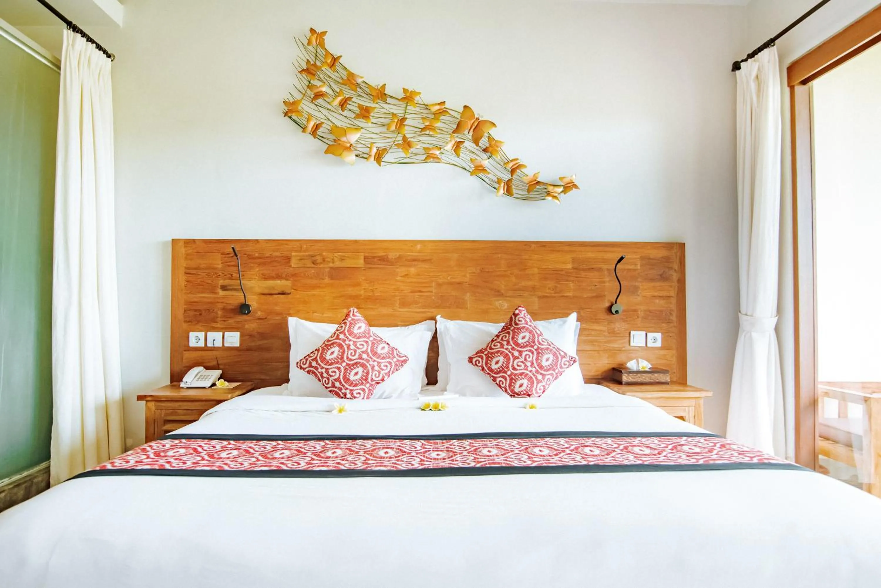 Bed in Bucu View Resort