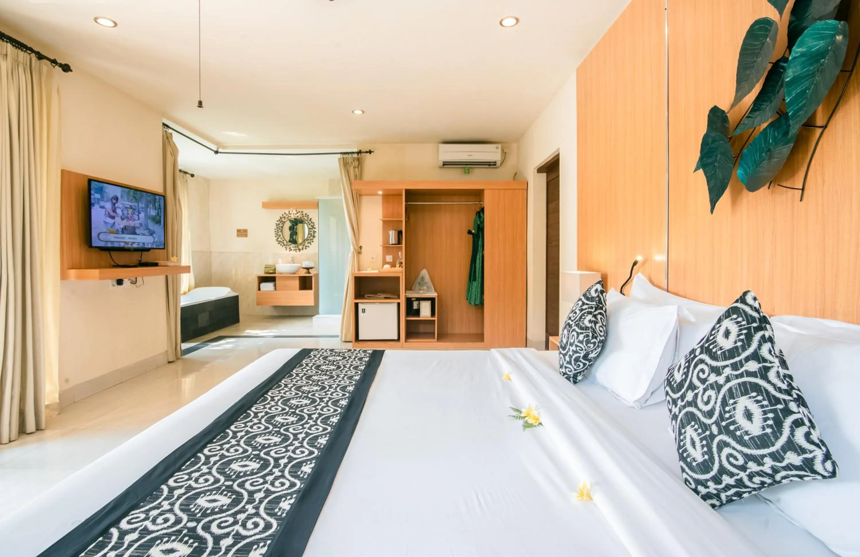 Bed in Bucu View Resort