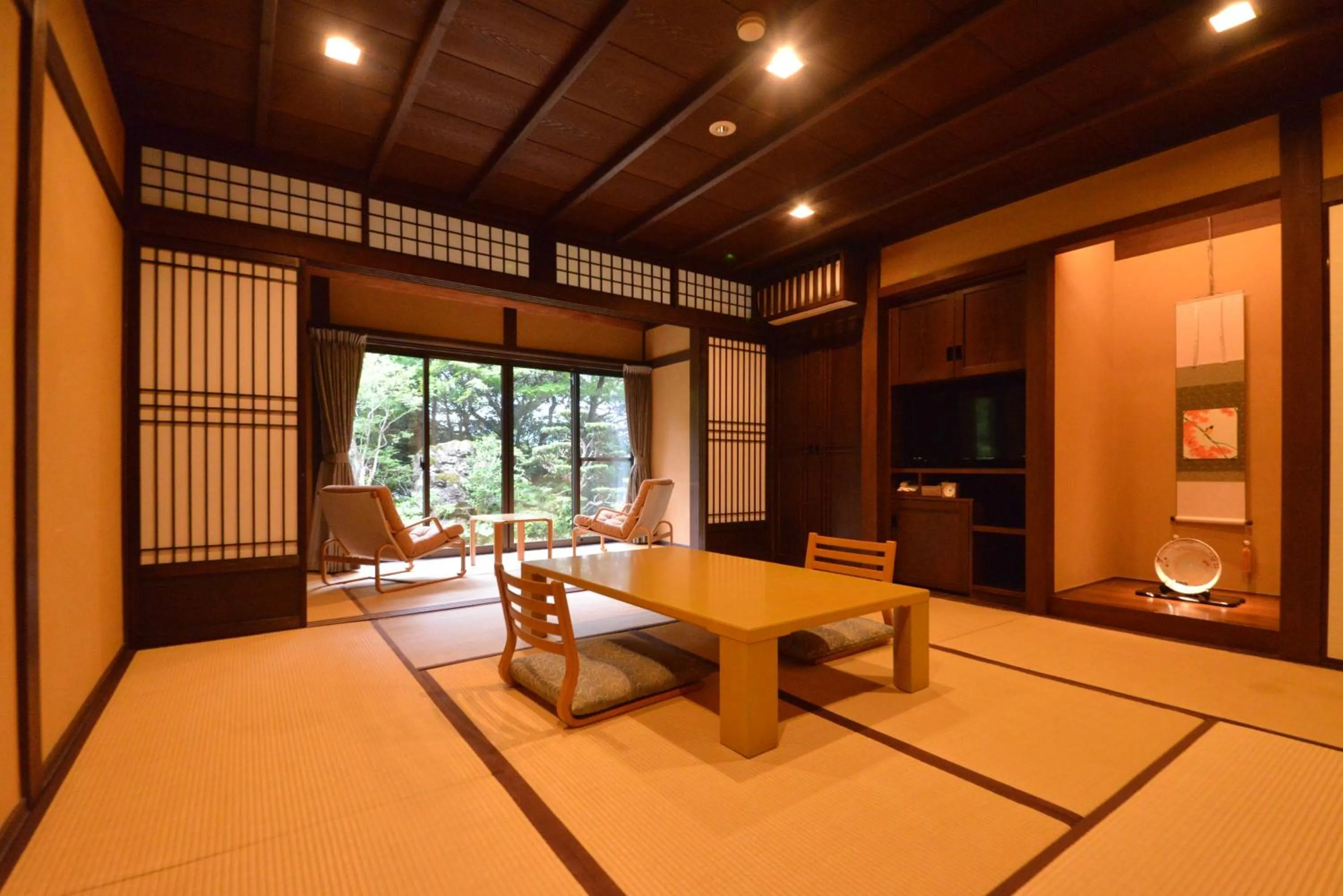 Living room in Japanese Ryokan Seryo