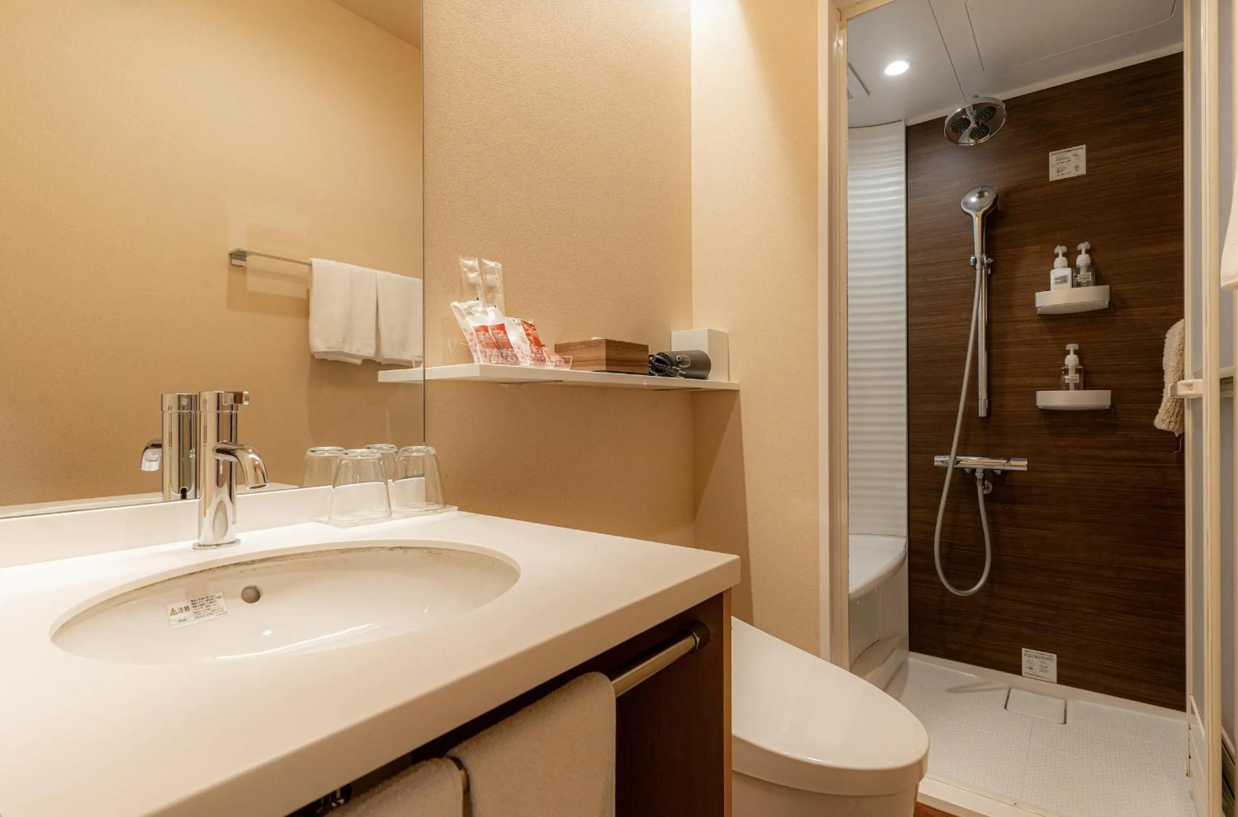 Shower in Japanese Ryokan Seryo