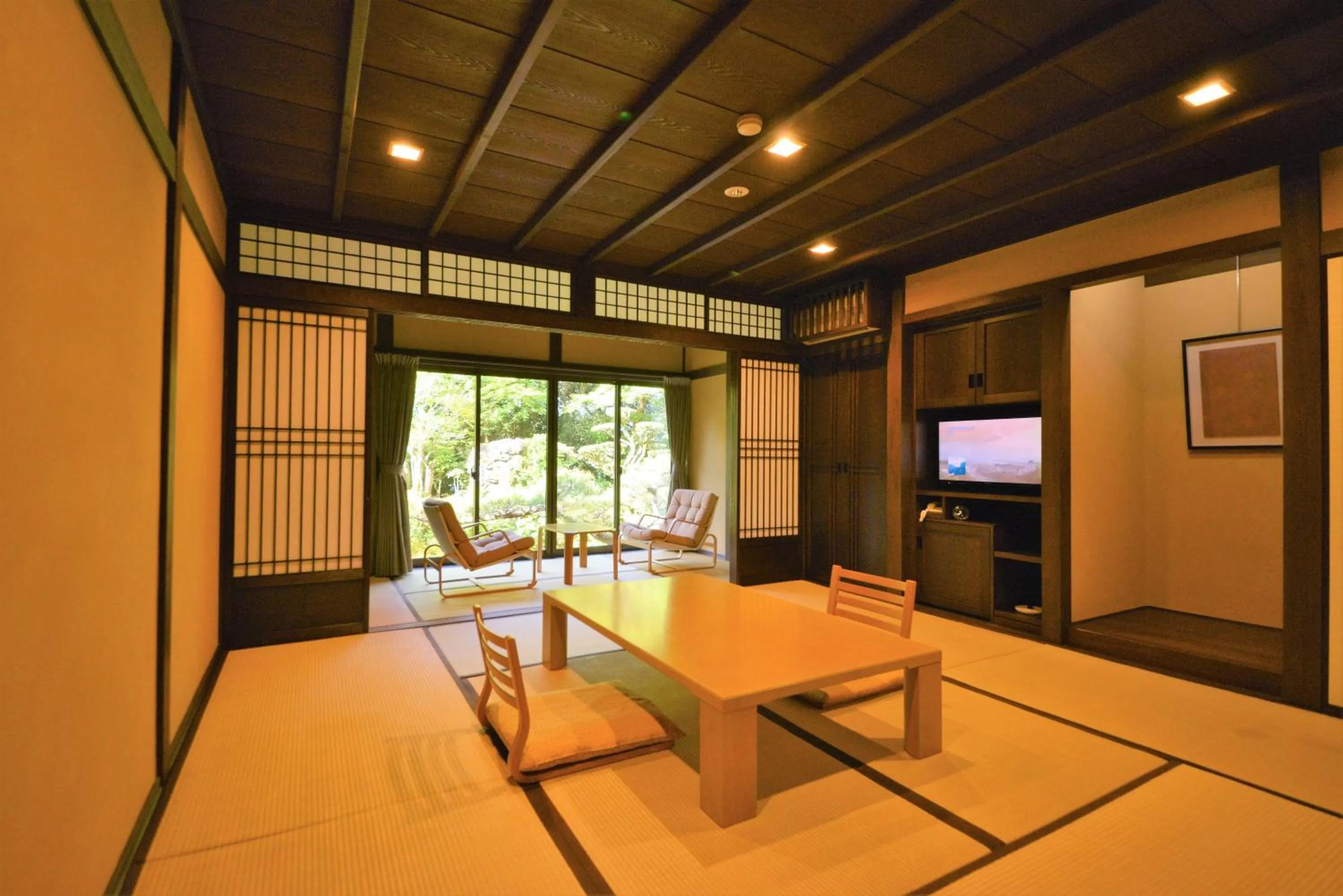 Living room in Japanese Ryokan Seryo