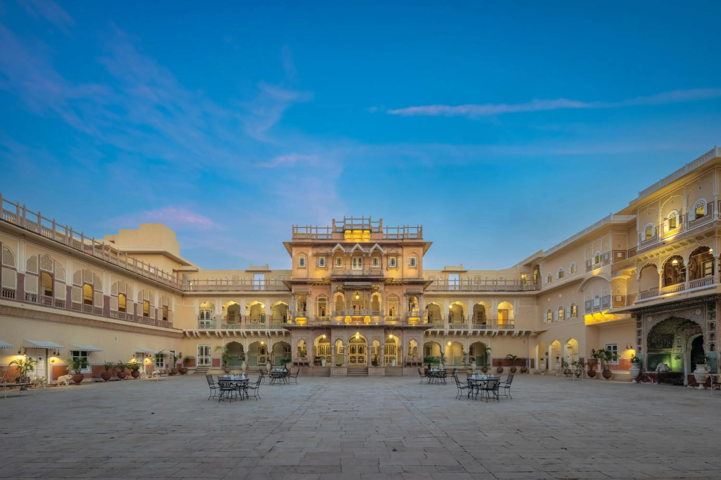 Property building in Chomu Palace Jaipur - A Heritage Hotel