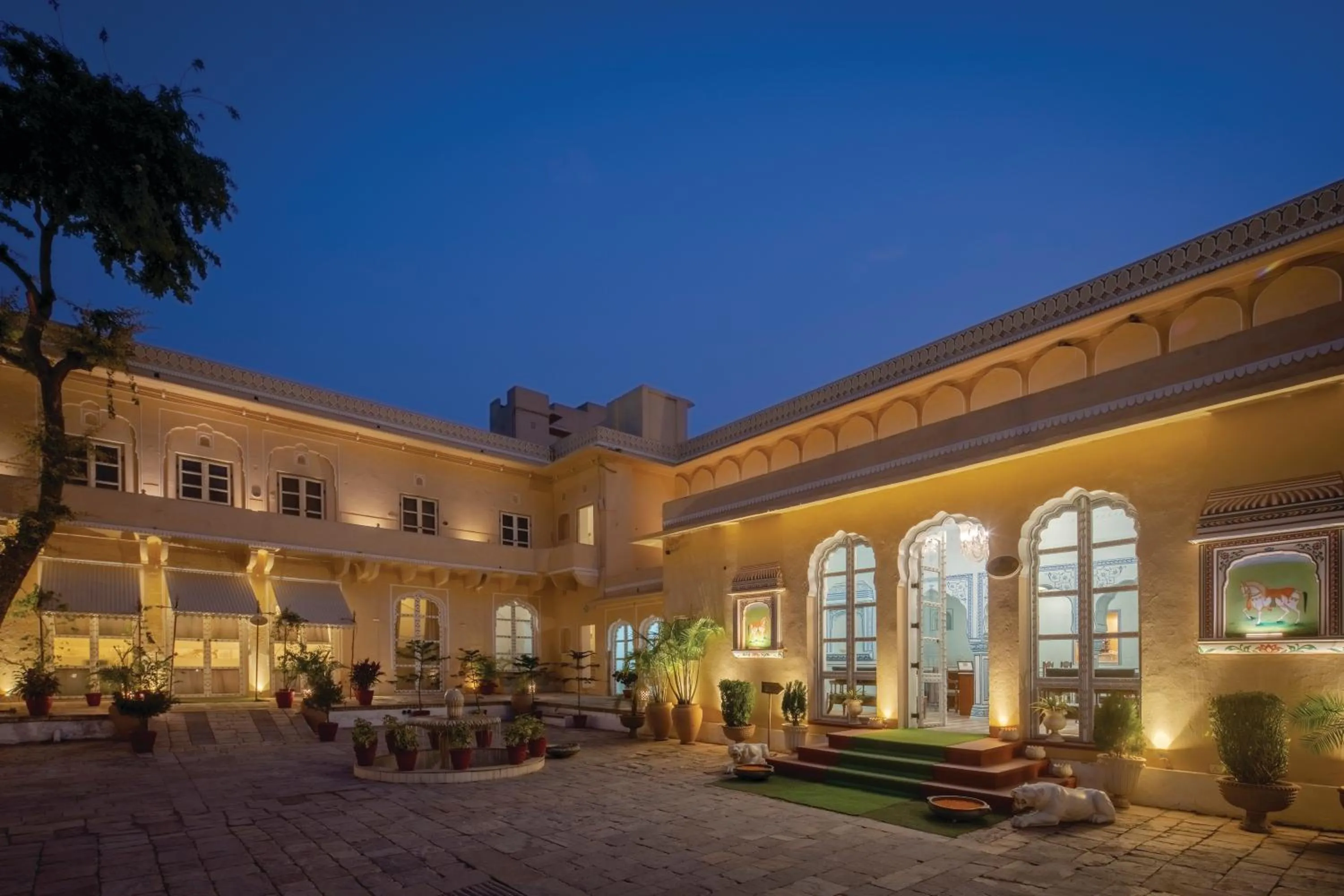 Facade/entrance in Chomu Palace Jaipur - A Heritage Hotel